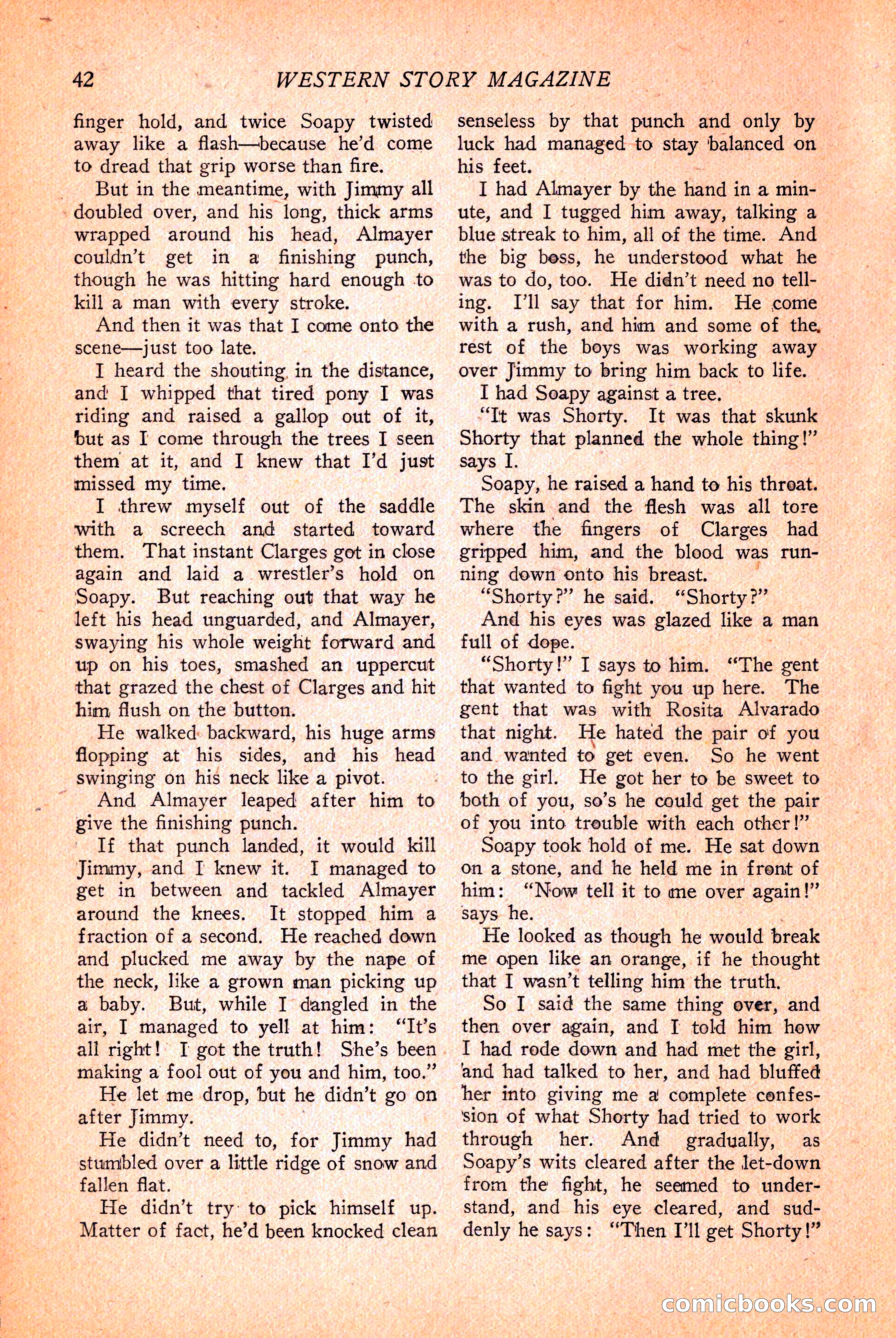 Western Story Magazine, March 12, 1927 — page 44 of 148