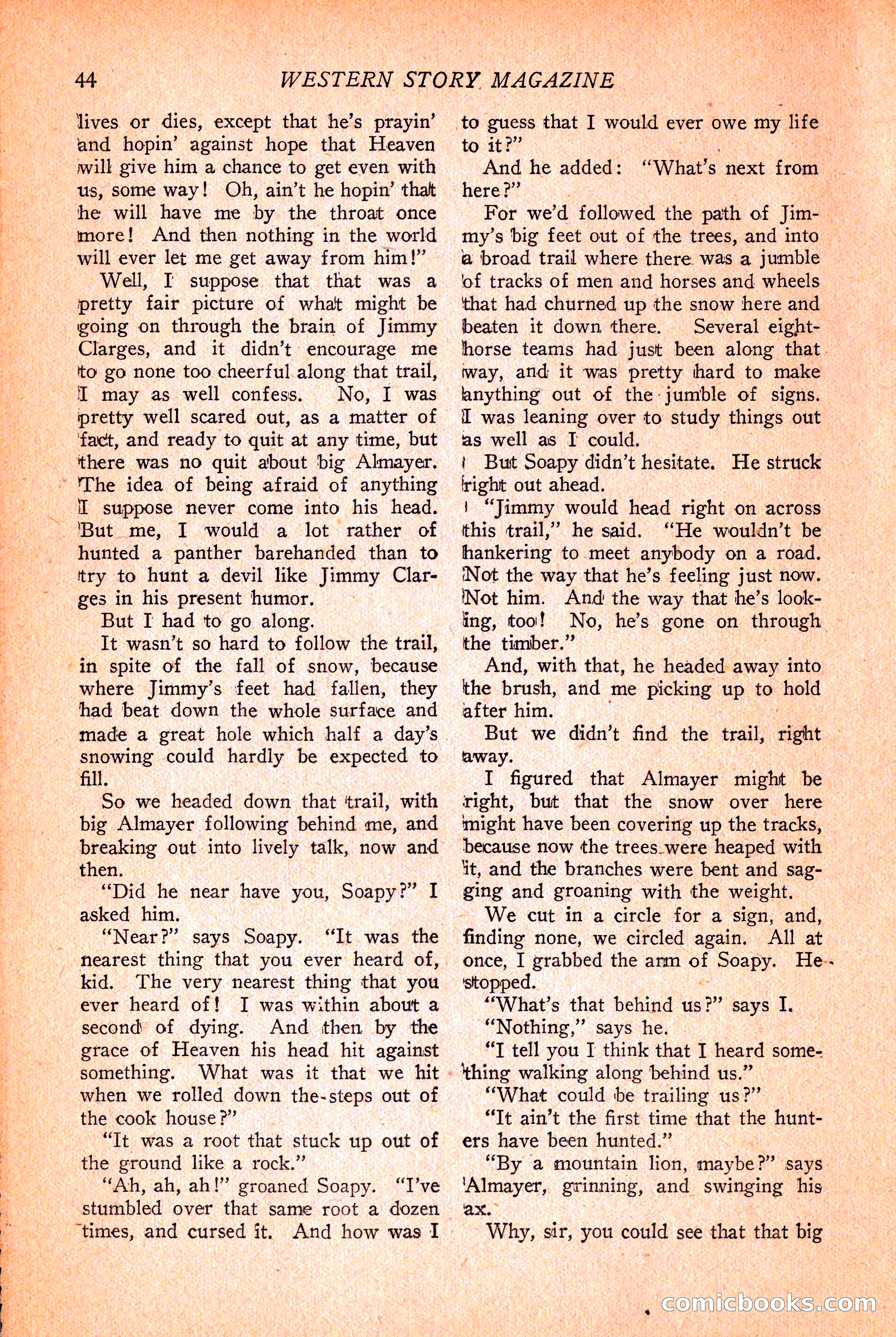 Western Story Magazine, March 12, 1927 — page 46 of 148
