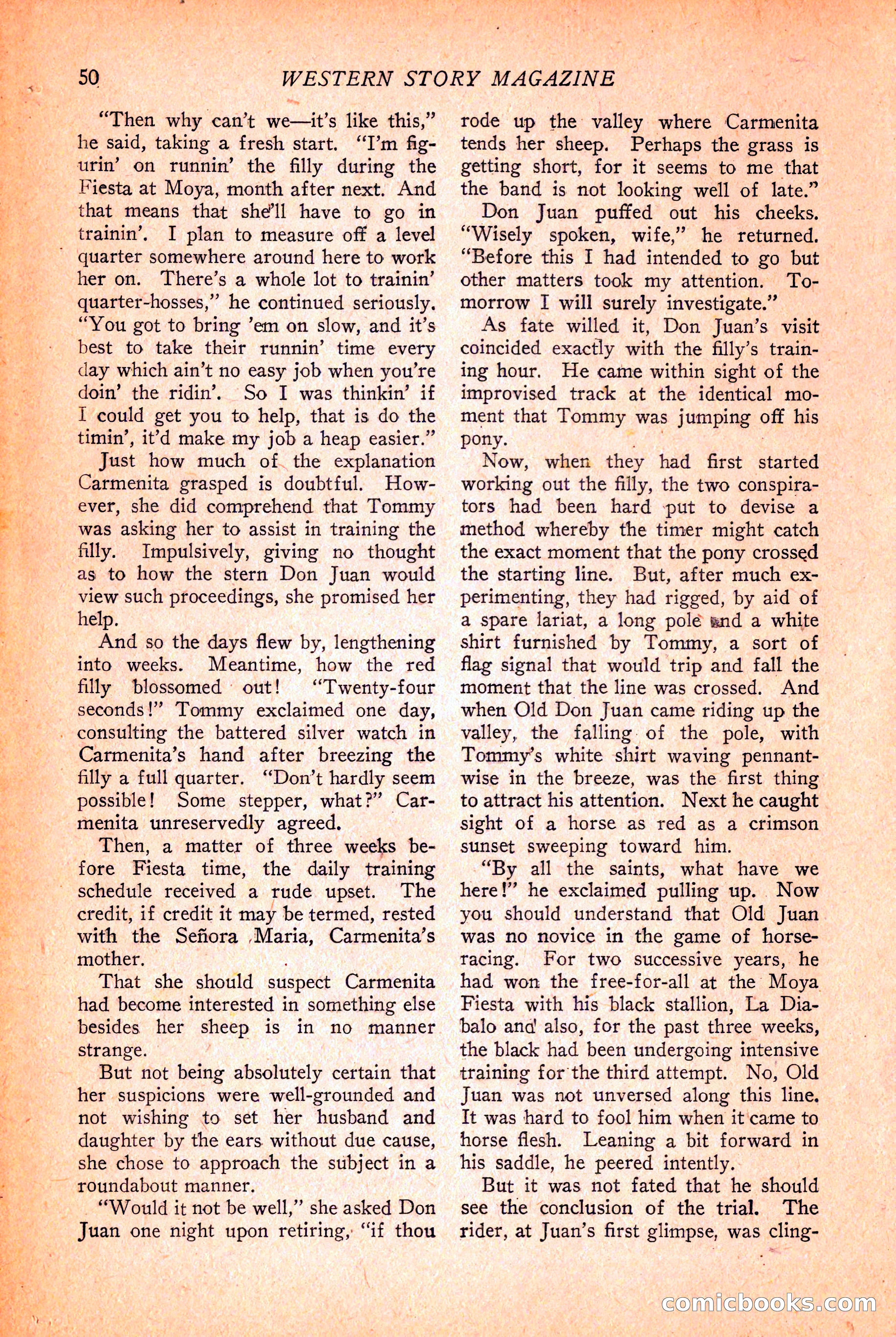Western Story Magazine, March 12, 1927 — page 52 of 148
