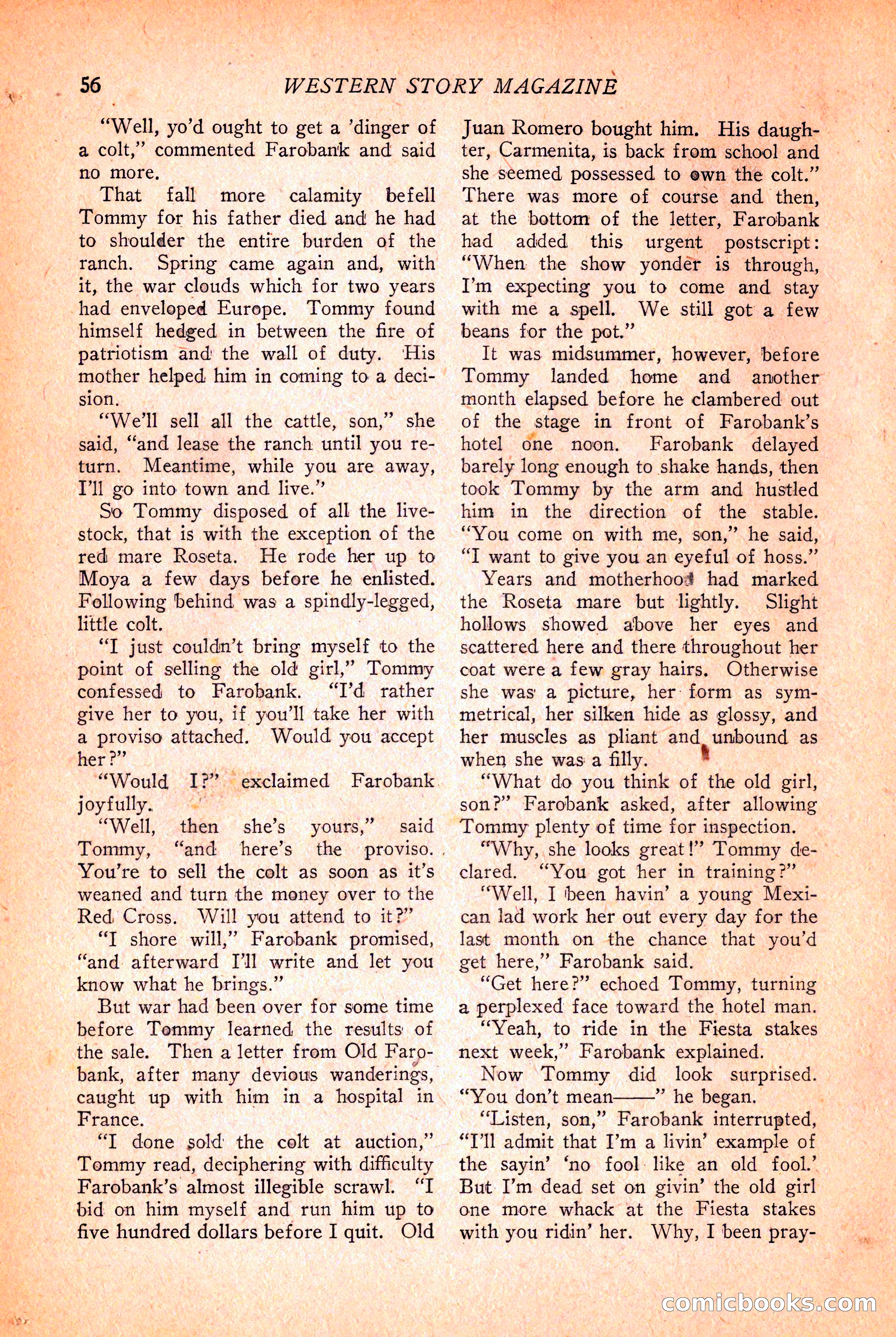 Western Story Magazine, March 12, 1927 — page 58 of 148