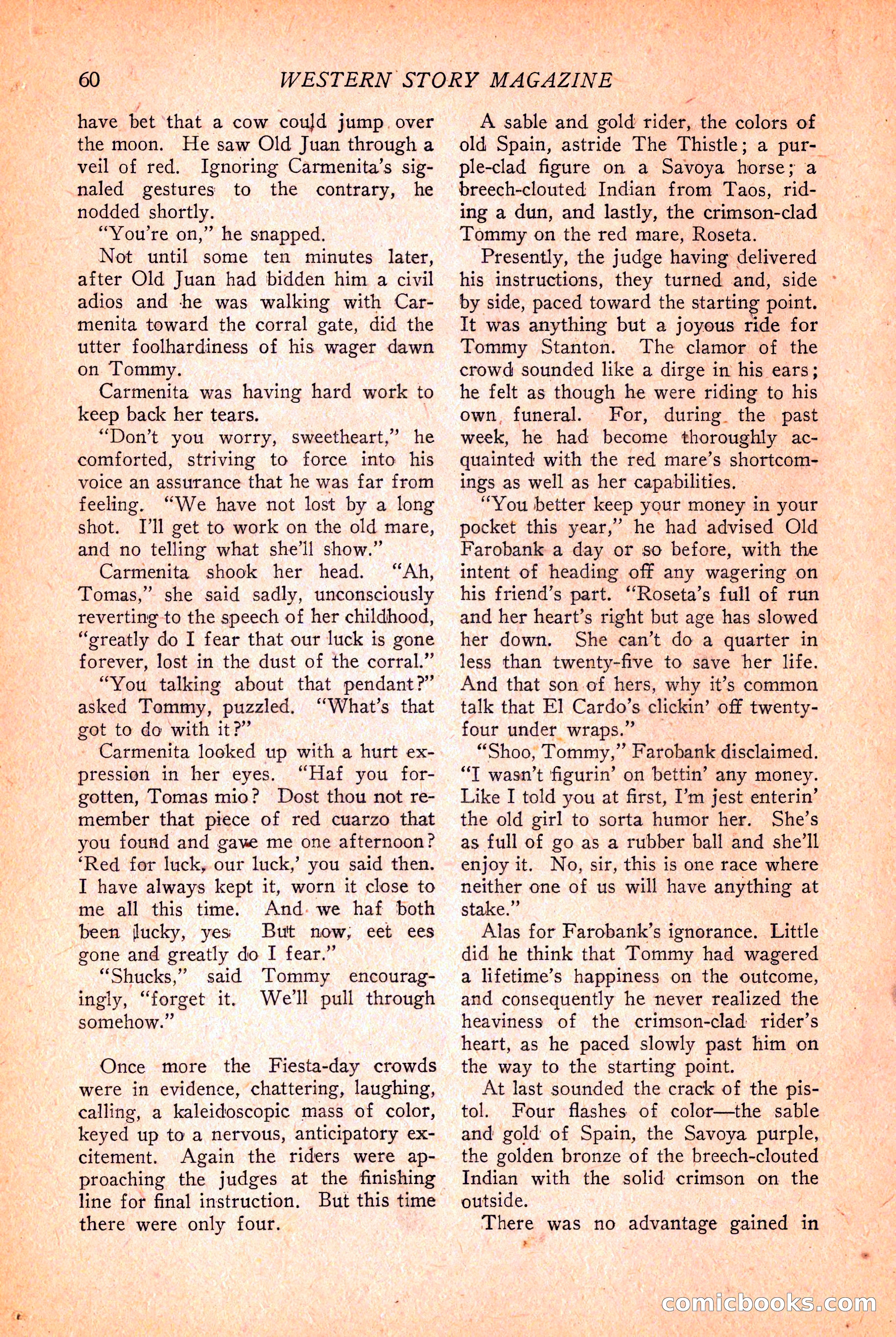 Western Story Magazine, March 12, 1927 — page 62 of 148