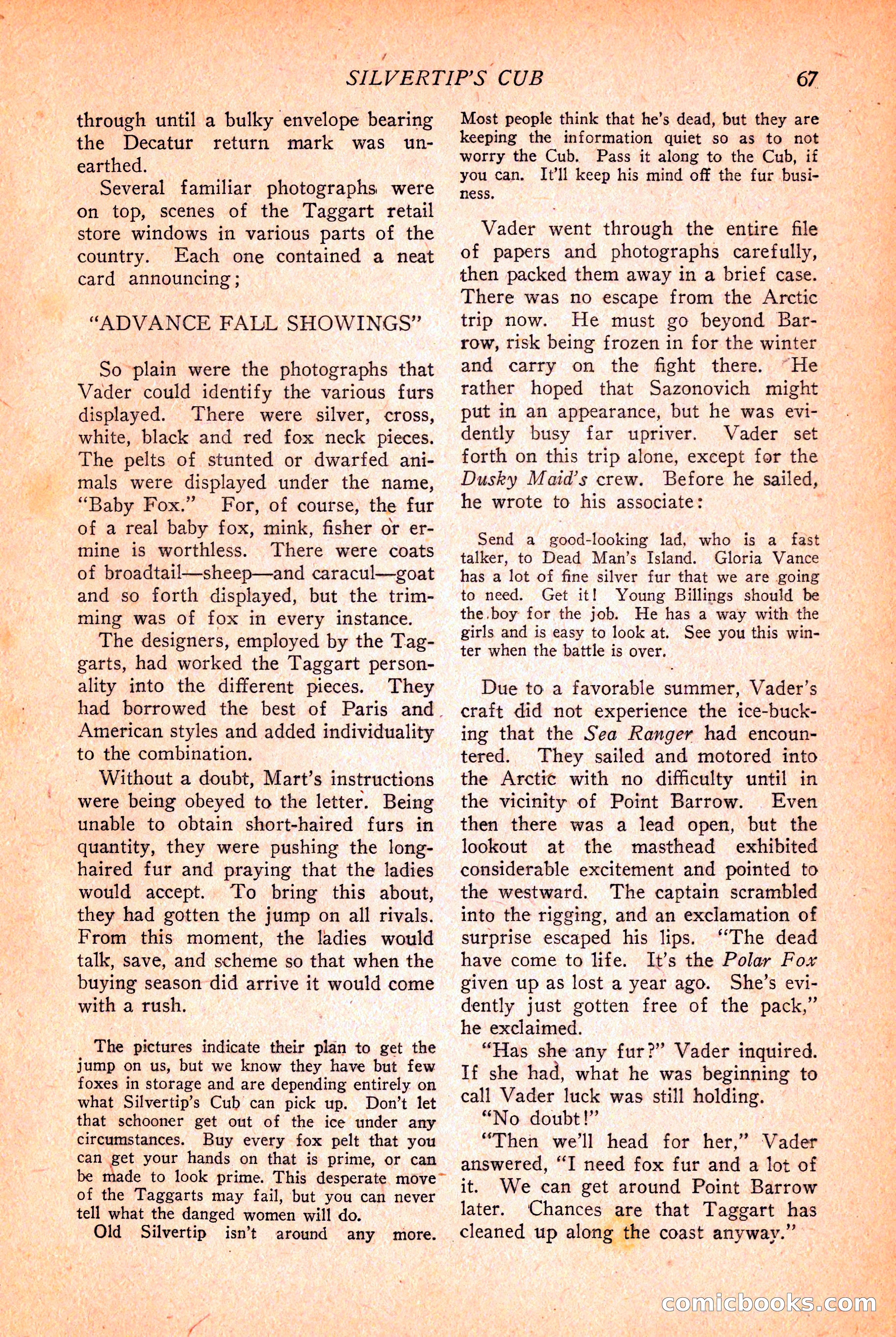 Western Story Magazine, March 12, 1927 — page 69 of 148