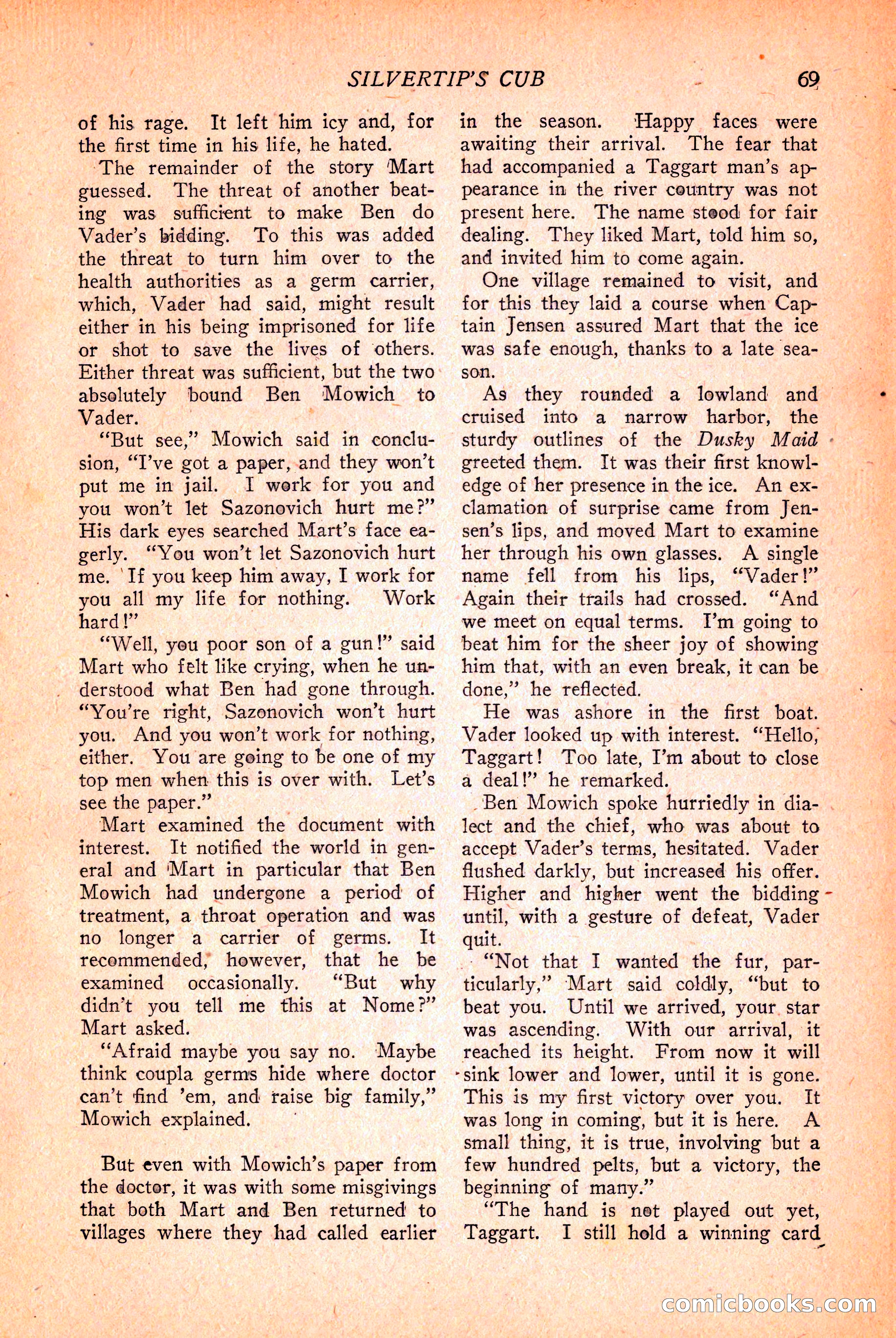 Western Story Magazine, March 12, 1927 — page 71 of 148