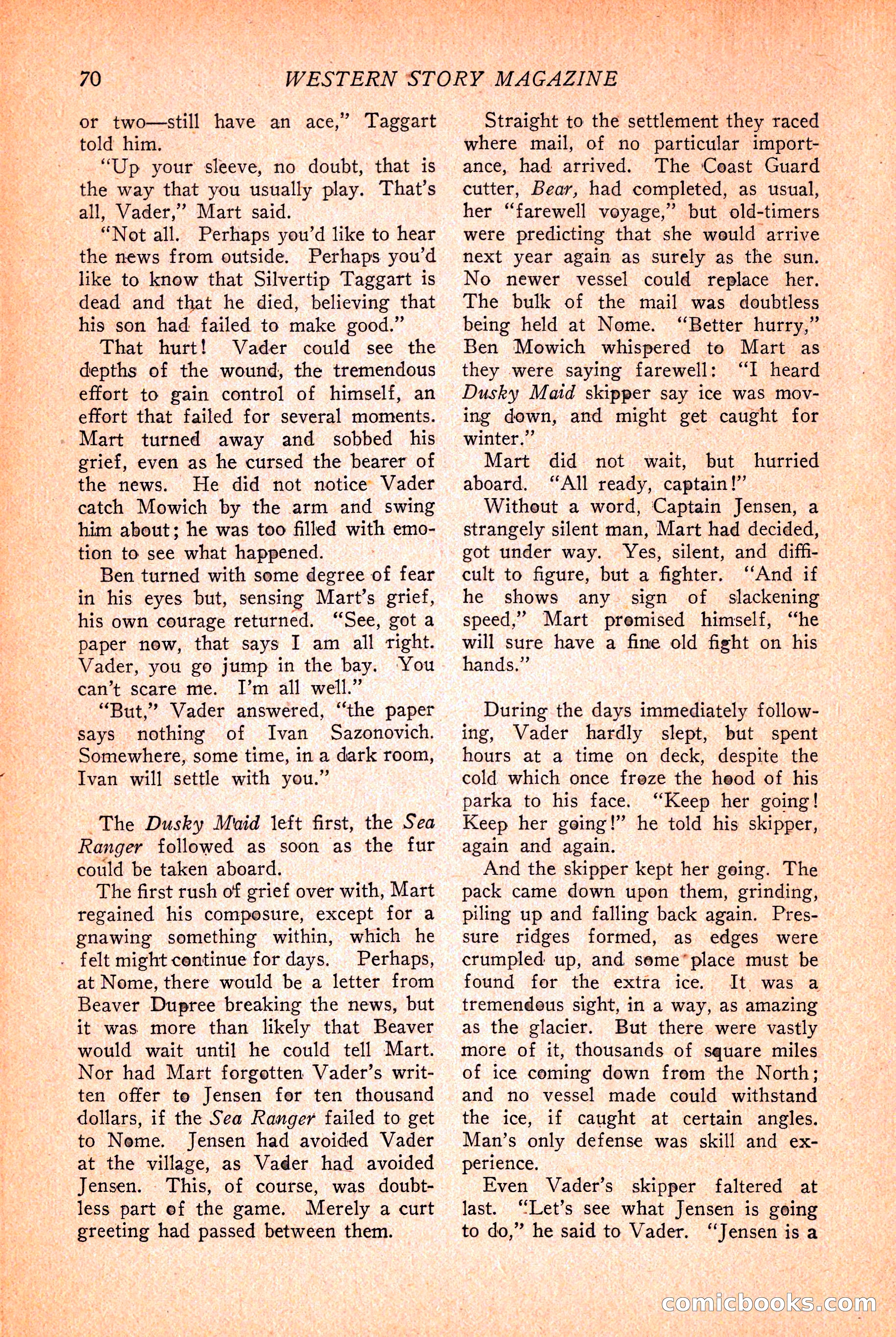 Western Story Magazine, March 12, 1927 — page 72 of 148