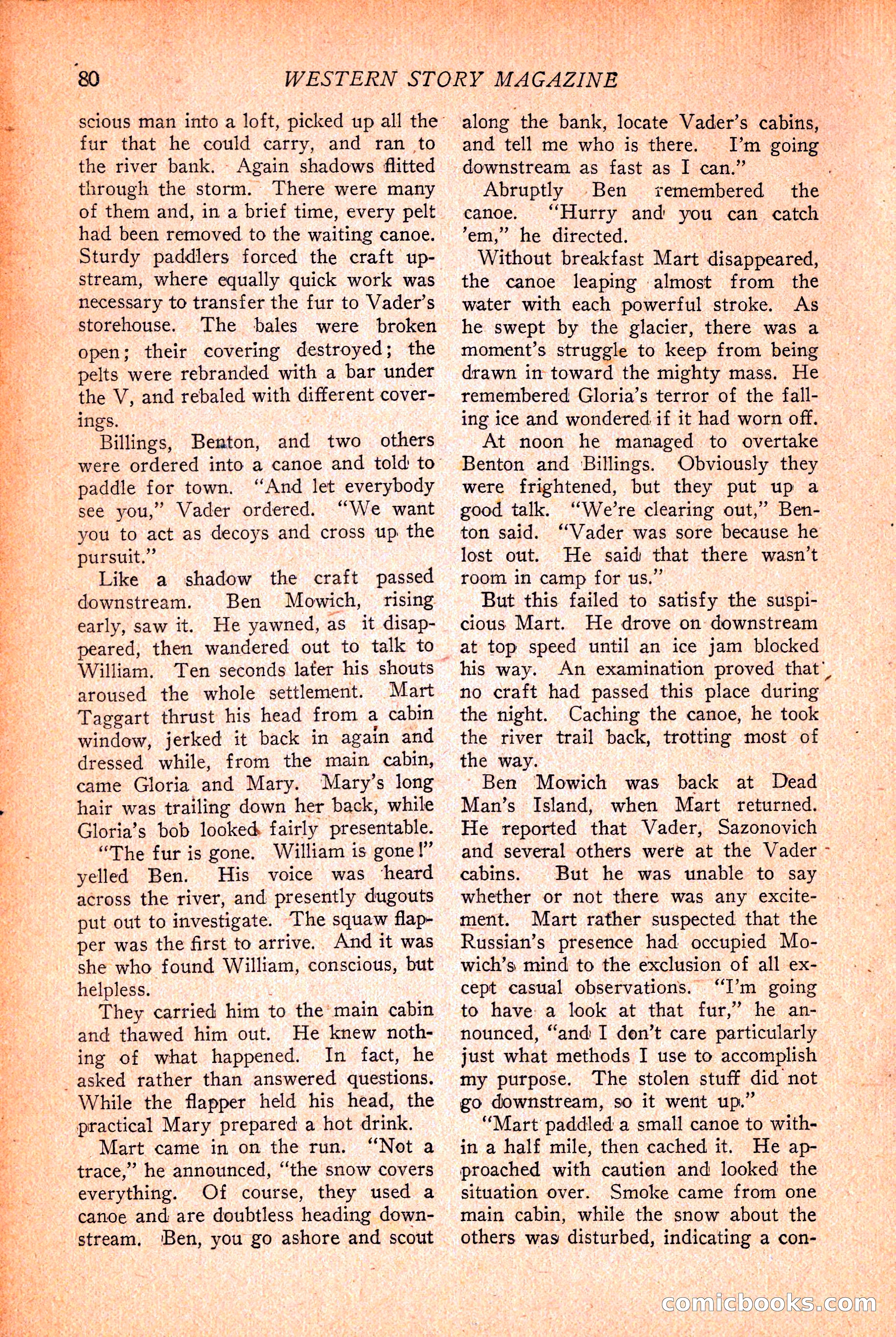 Western Story Magazine, March 12, 1927 — page 82 of 148