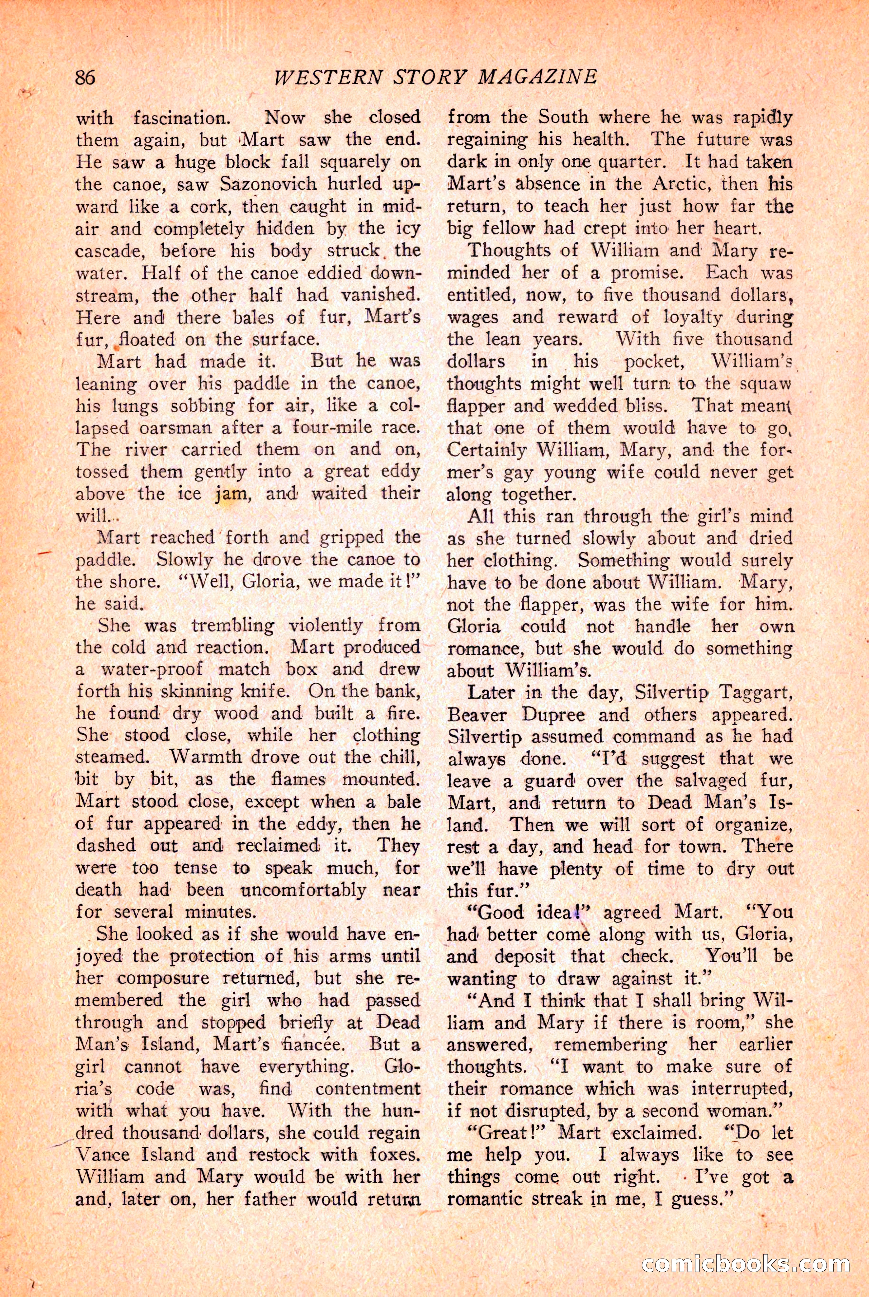 Western Story Magazine, March 12, 1927 — page 88 of 148