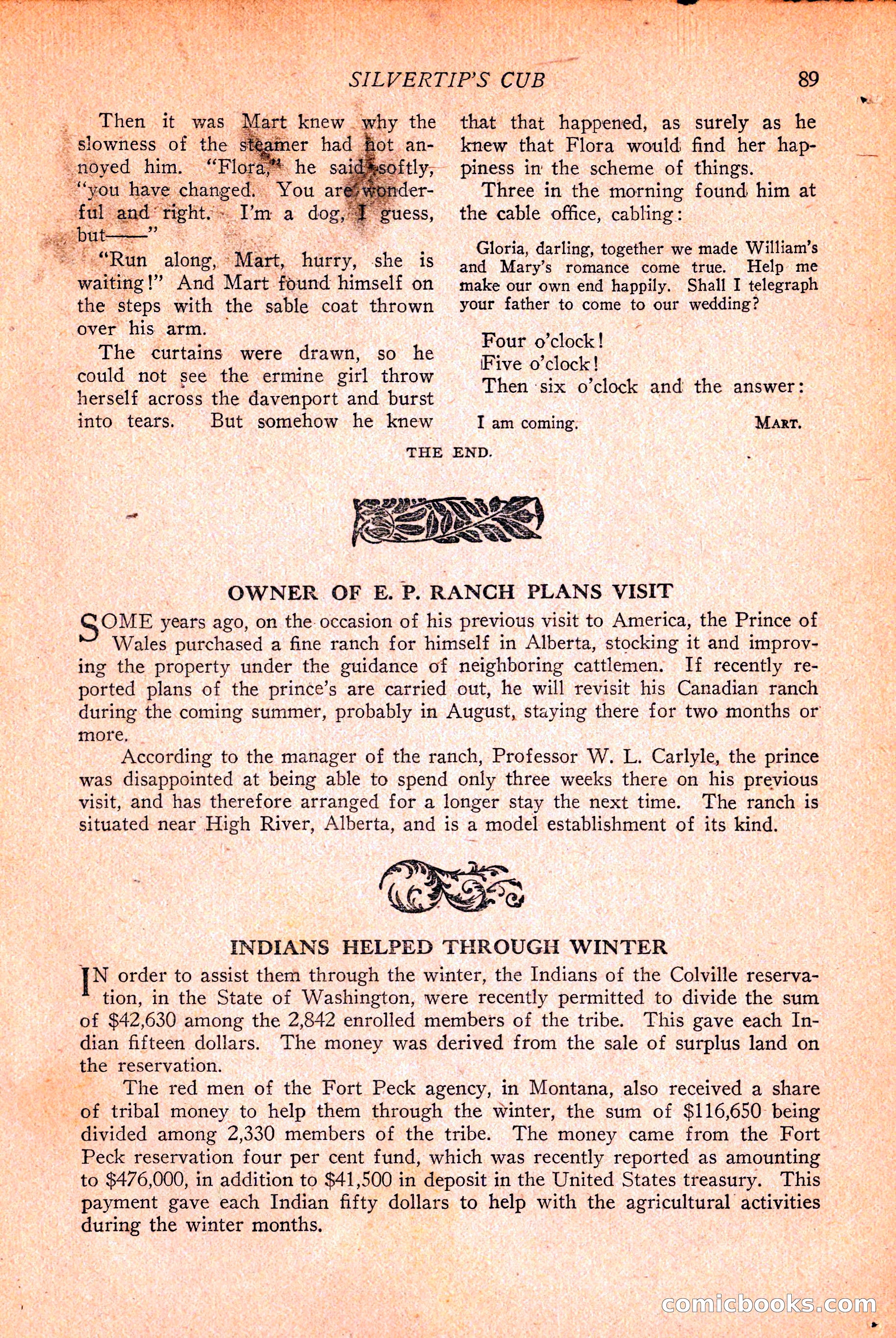 Western Story Magazine, March 12, 1927 — page 91 of 148