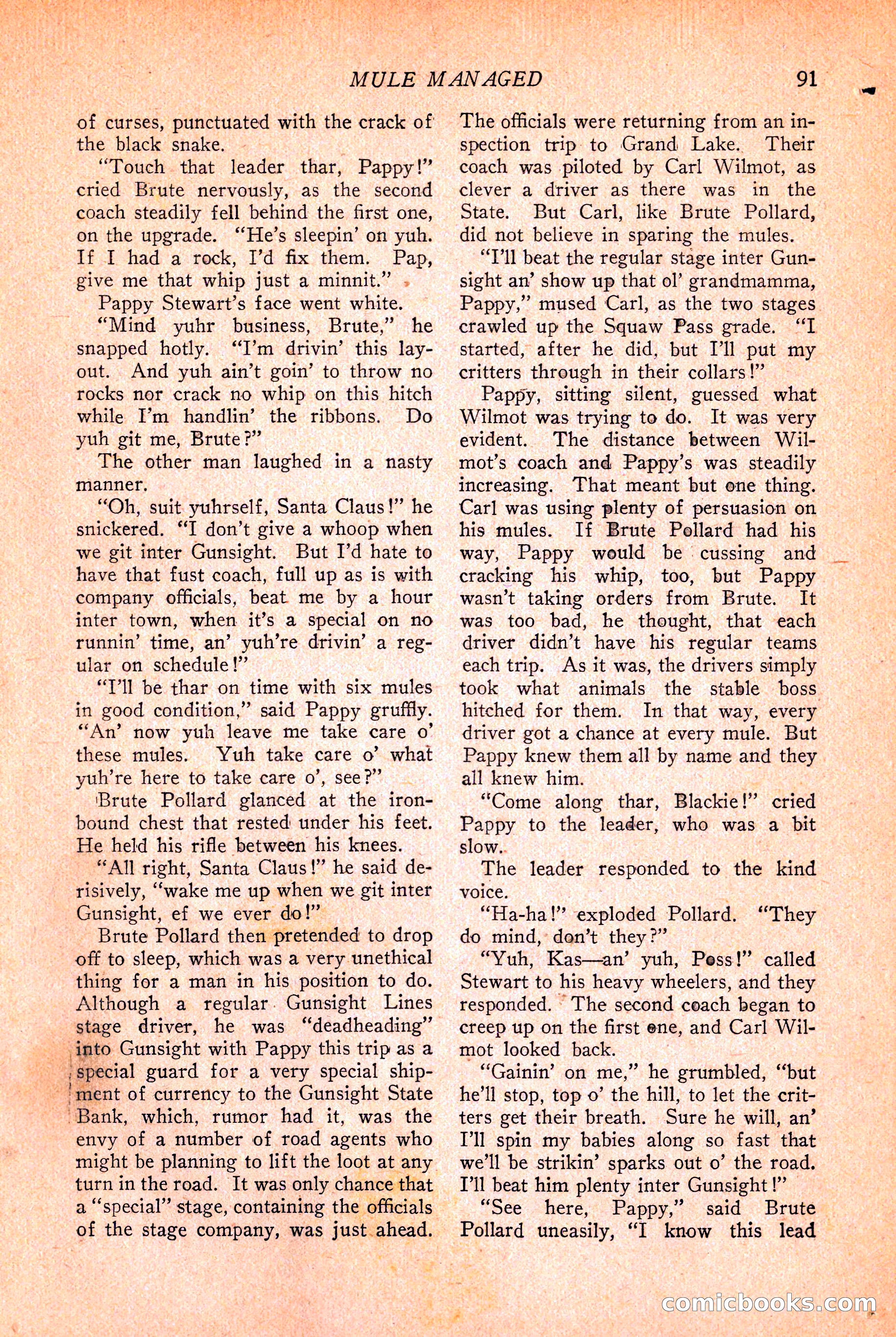 Western Story Magazine, March 12, 1927 — page 93 of 148