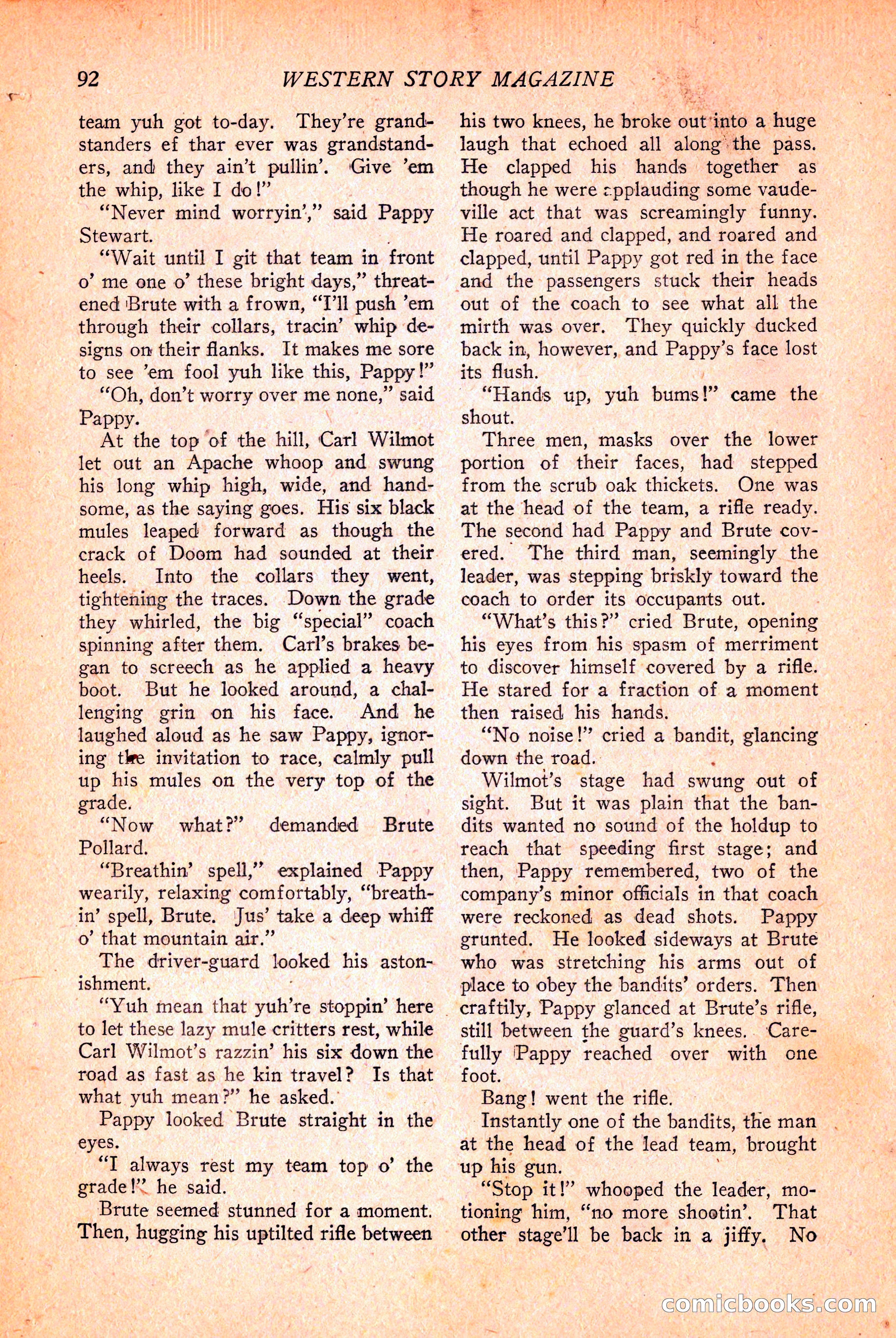 Western Story Magazine, March 12, 1927 — page 94 of 148