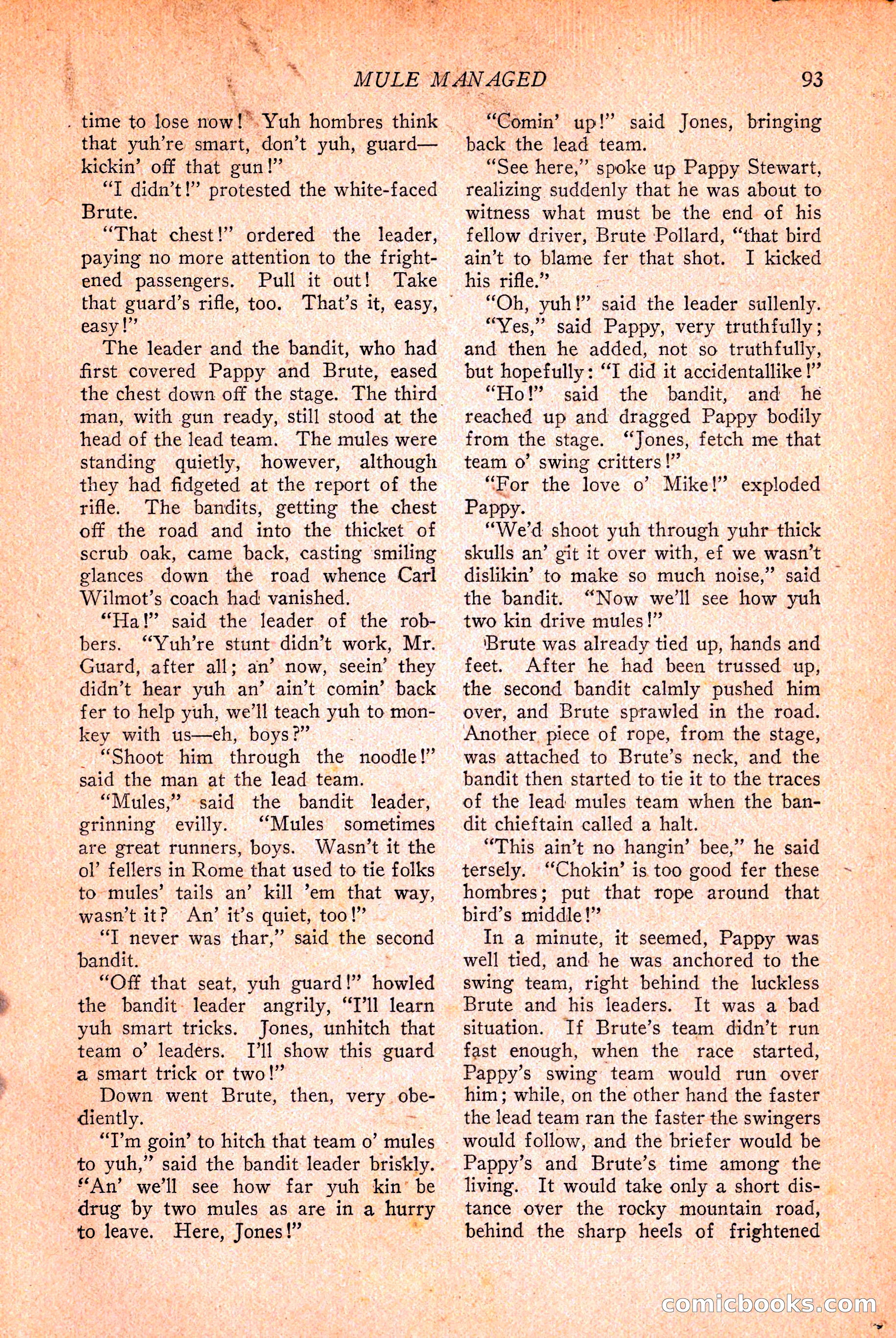 Western Story Magazine, March 12, 1927 — page 95 of 148