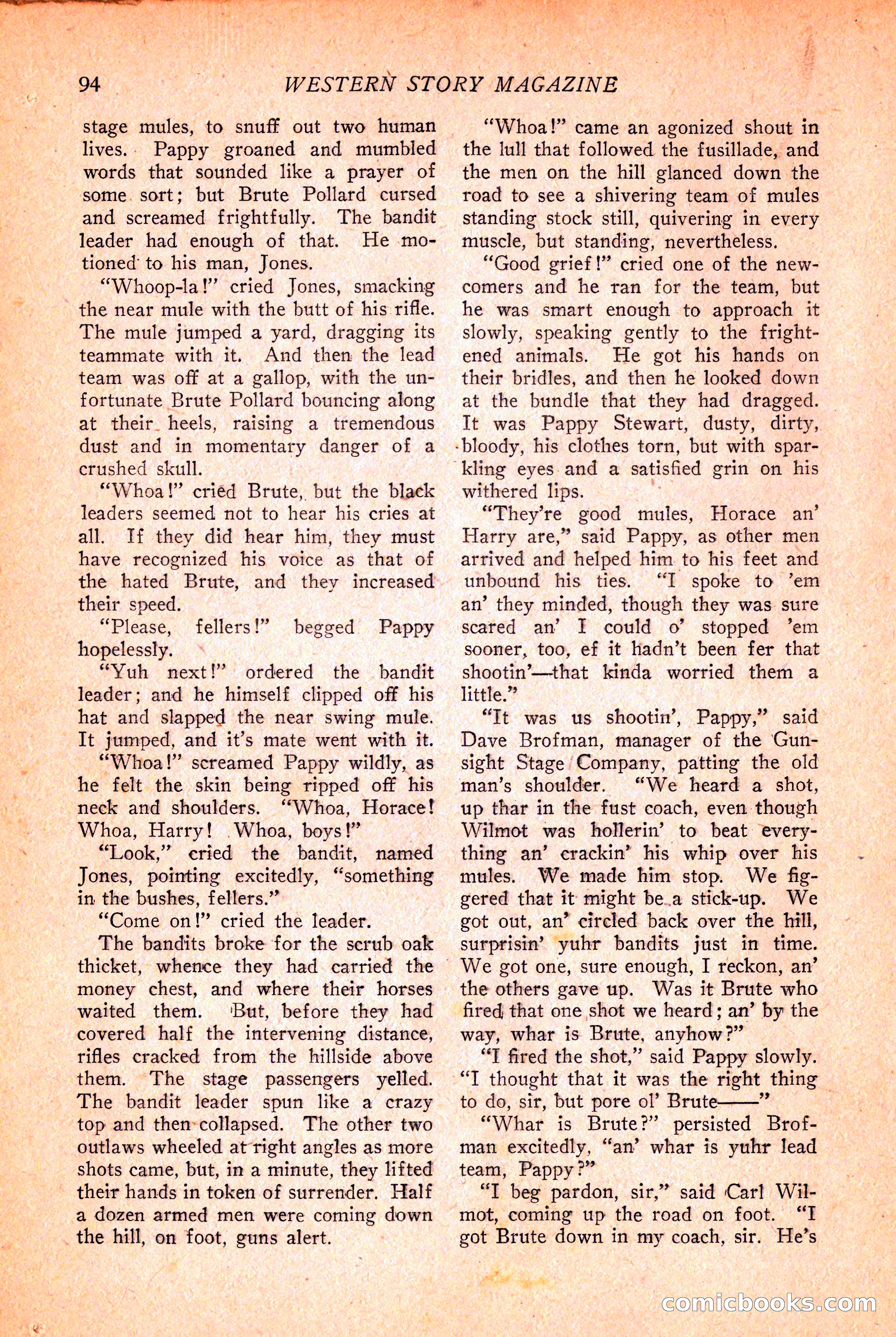 Western Story Magazine, March 12, 1927 — page 96 of 148