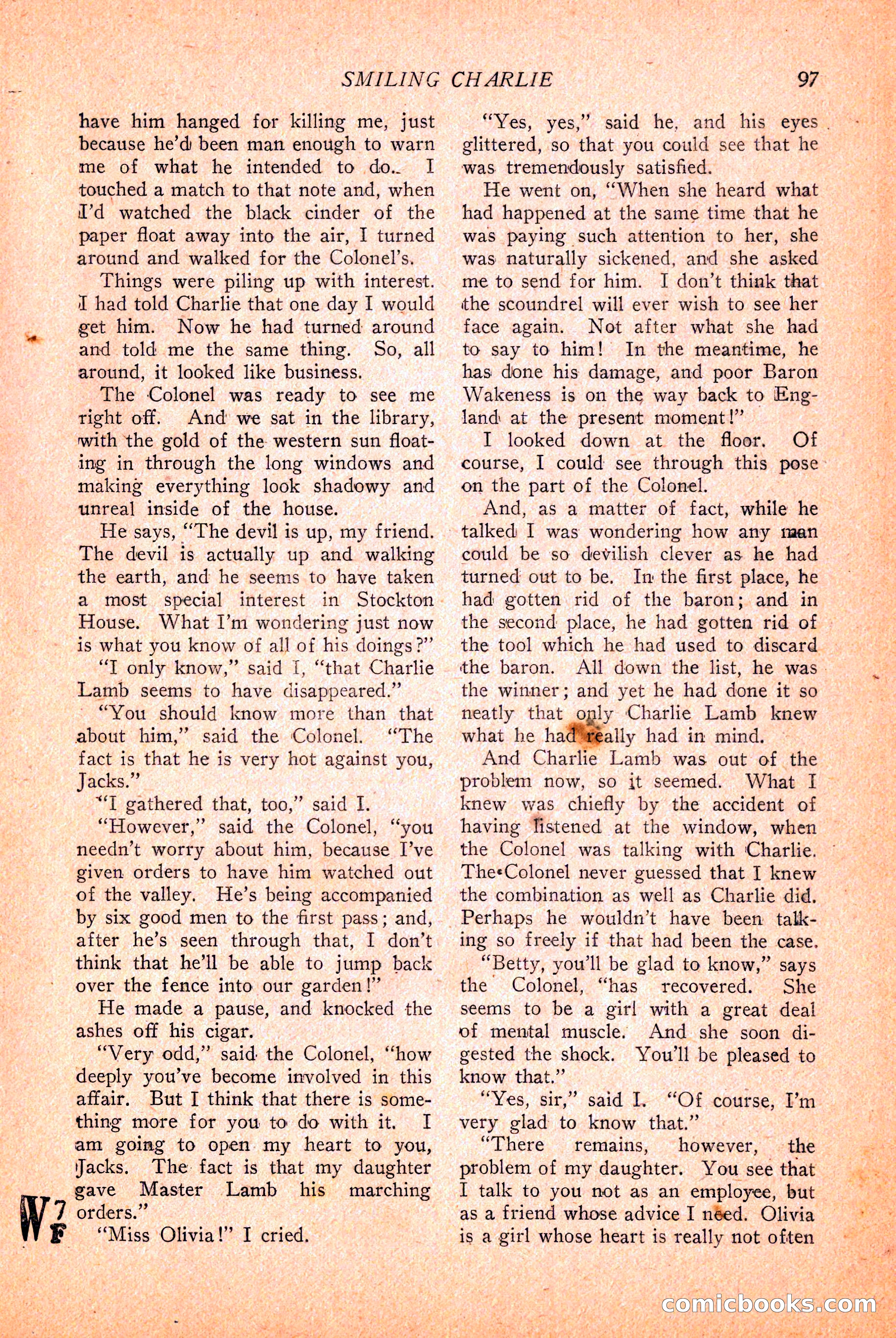 Western Story Magazine, March 12, 1927 — page 99 of 148