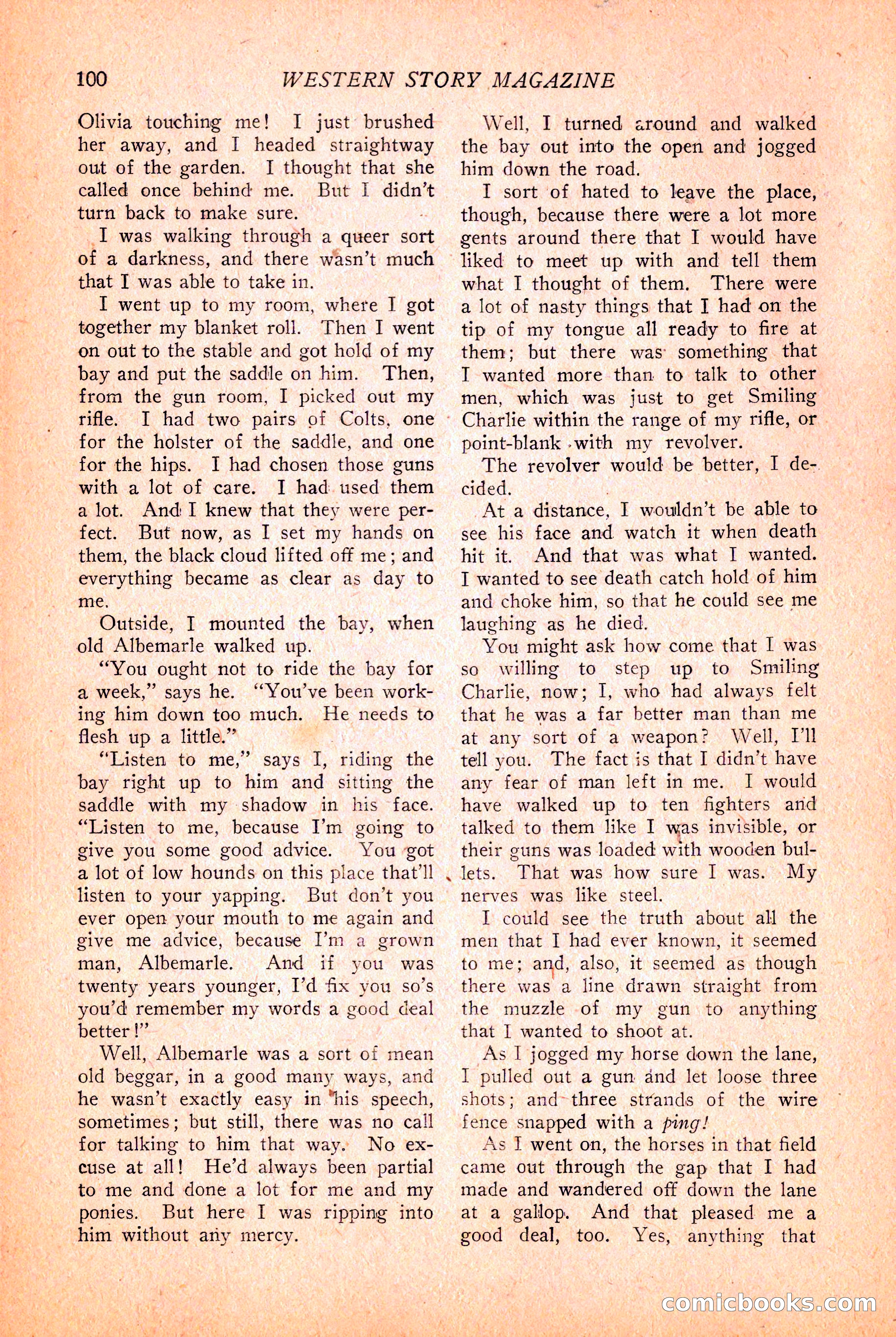 Western Story Magazine, March 12, 1927 — page 102 of 148