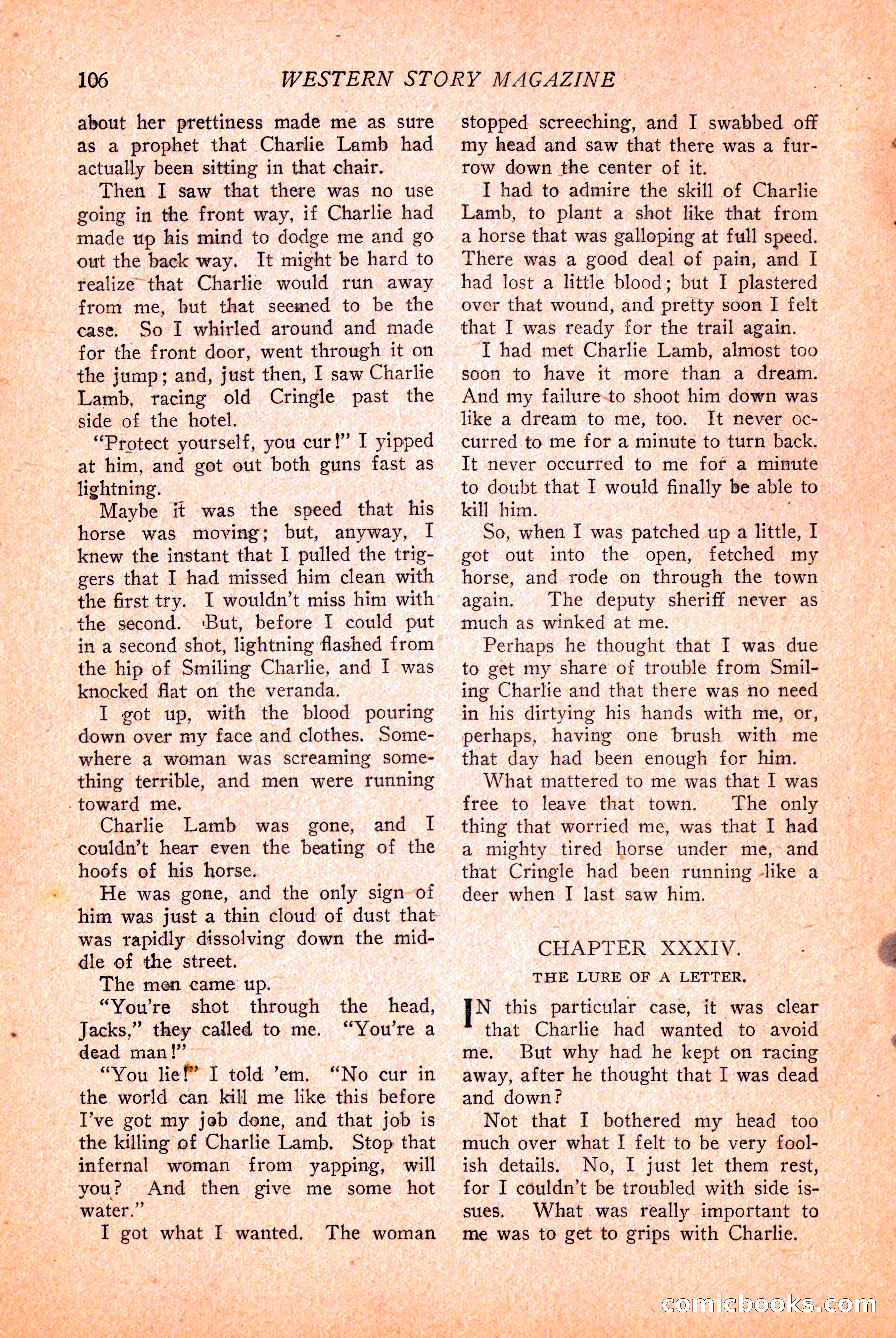 Western Story Magazine, March 12, 1927 — page 108 of 148