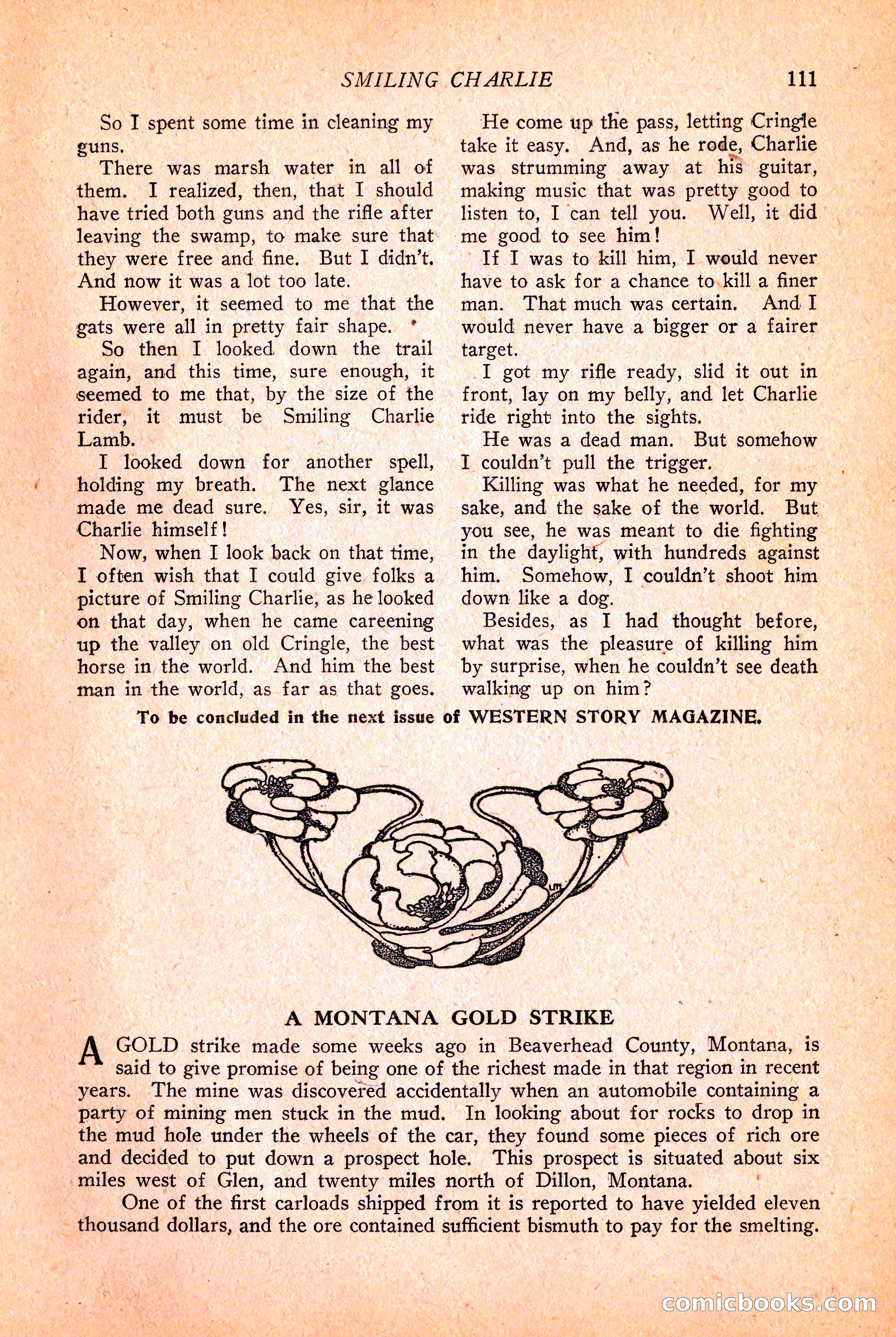 Western Story Magazine, March 12, 1927 — page 113 of 148