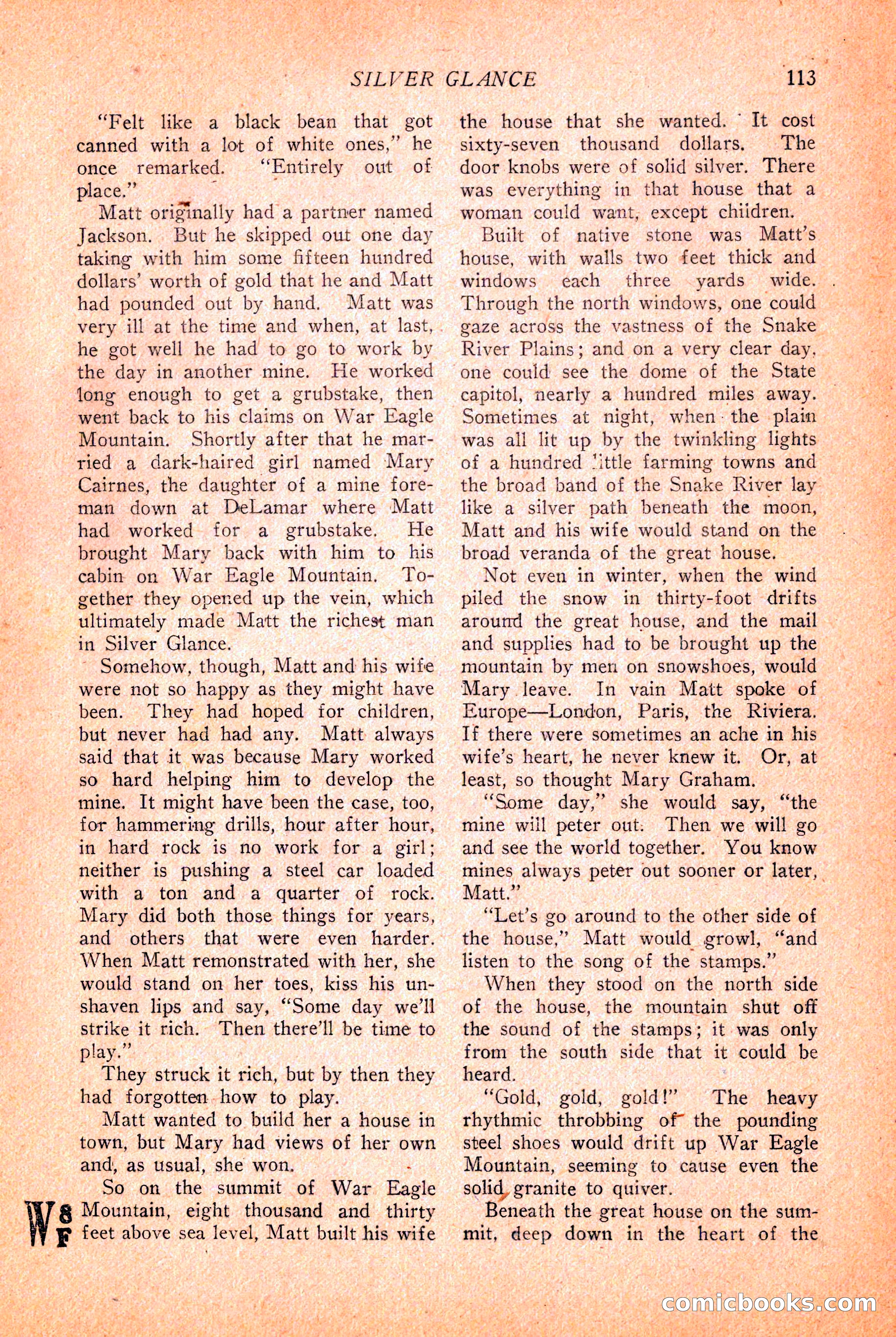 Western Story Magazine, March 12, 1927 — page 115 of 148