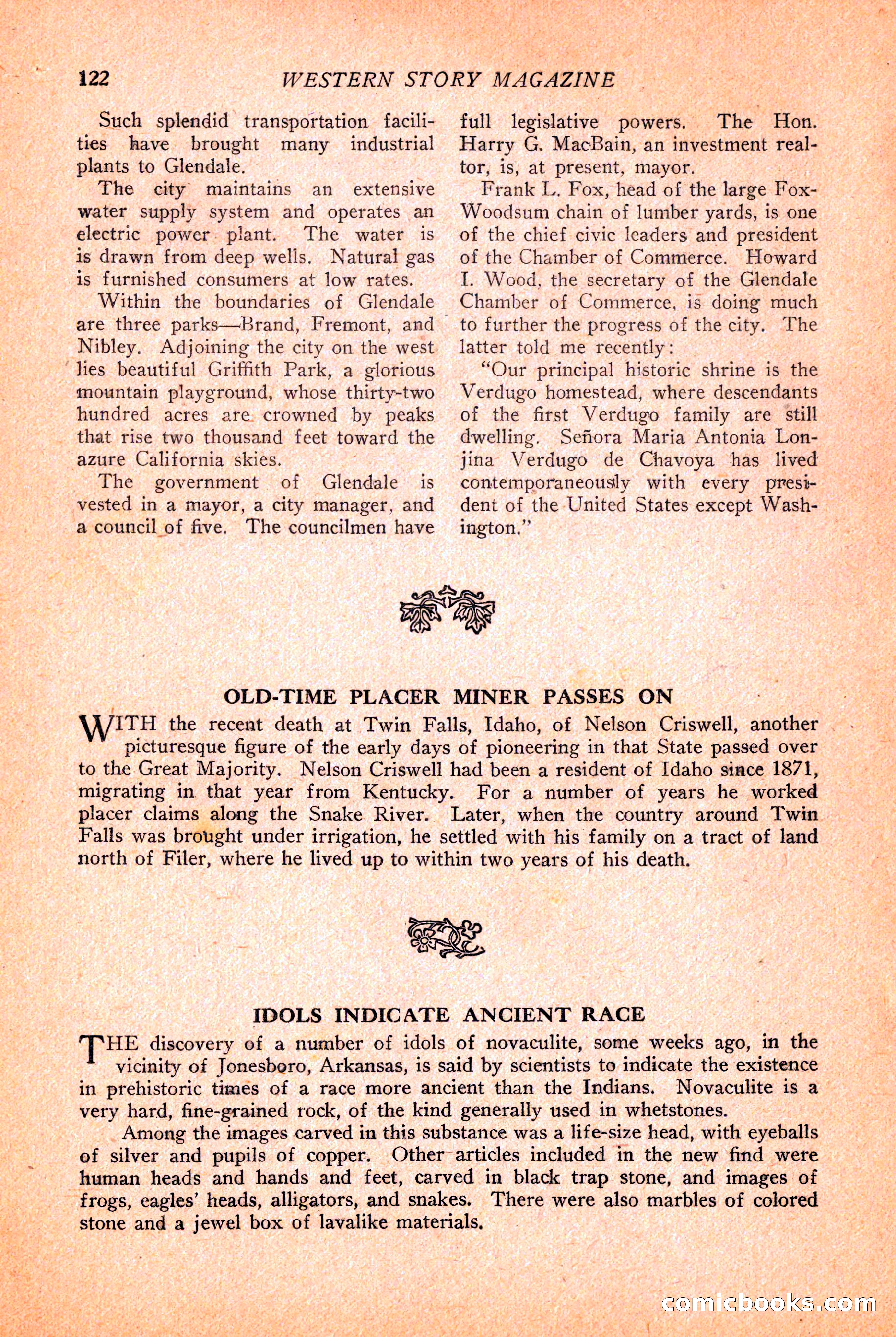 Western Story Magazine, March 12, 1927 — page 124 of 148