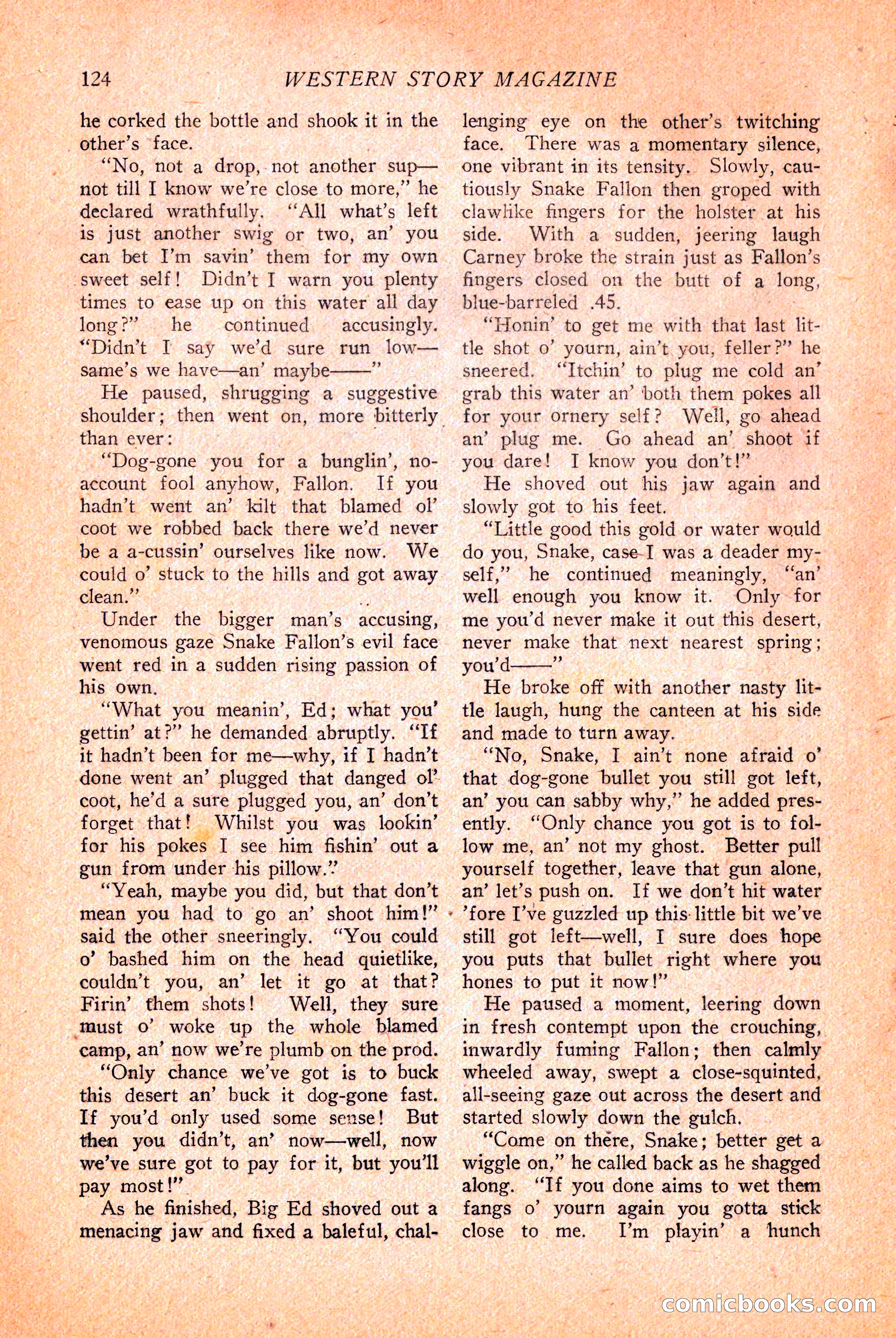 Western Story Magazine, March 12, 1927 — page 126 of 148