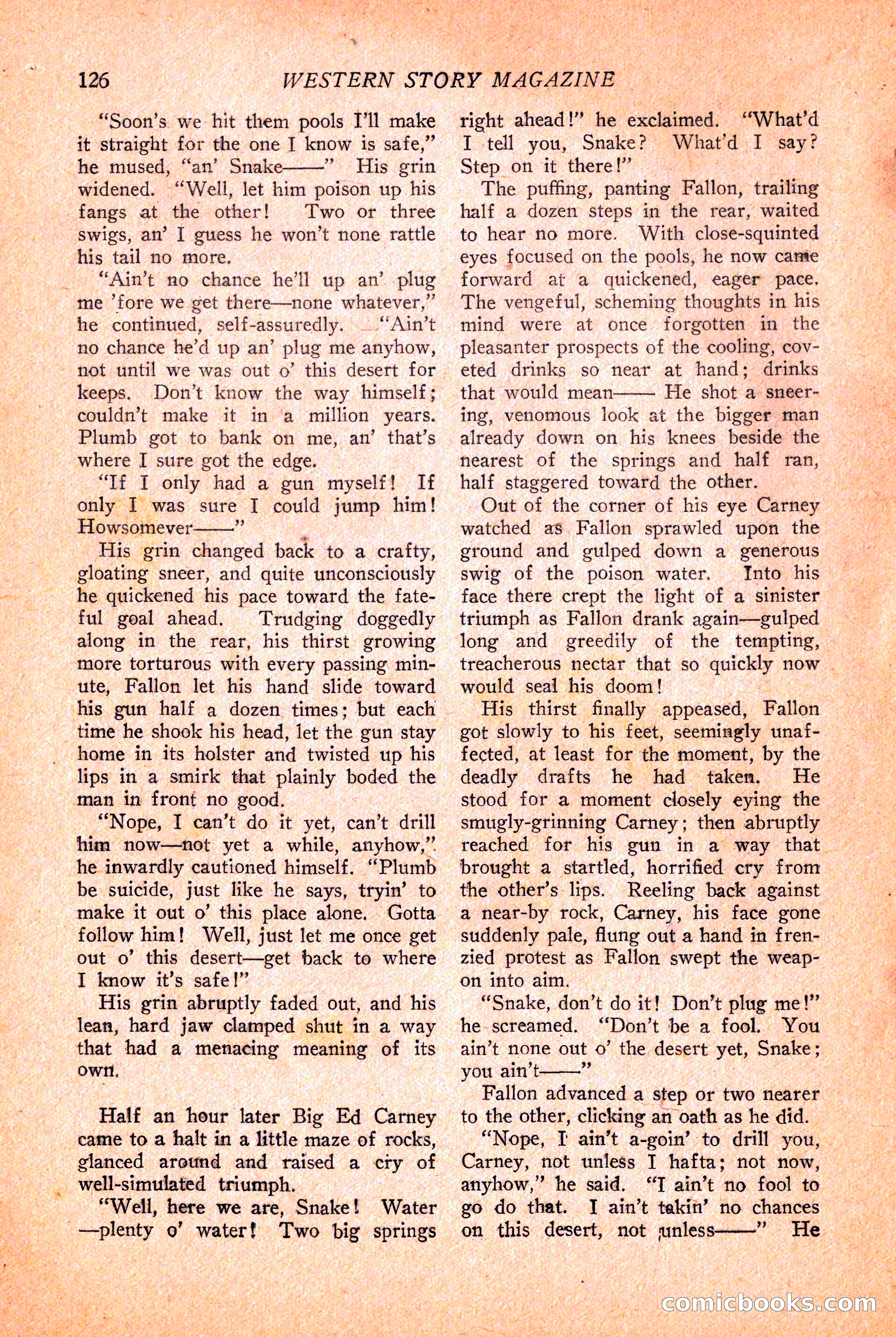 Western Story Magazine, March 12, 1927 — page 128 of 148