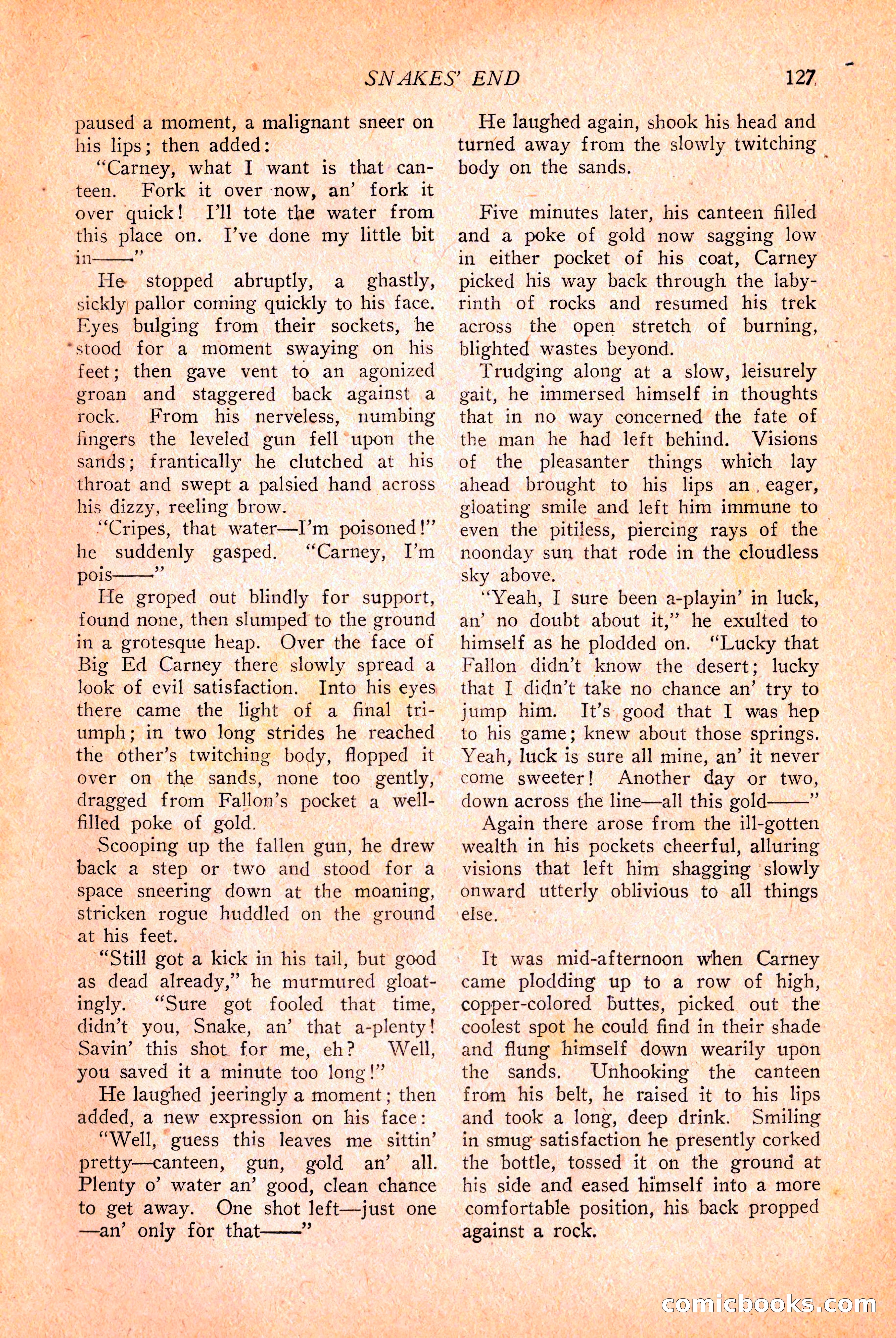 Western Story Magazine, March 12, 1927 — page 129 of 148