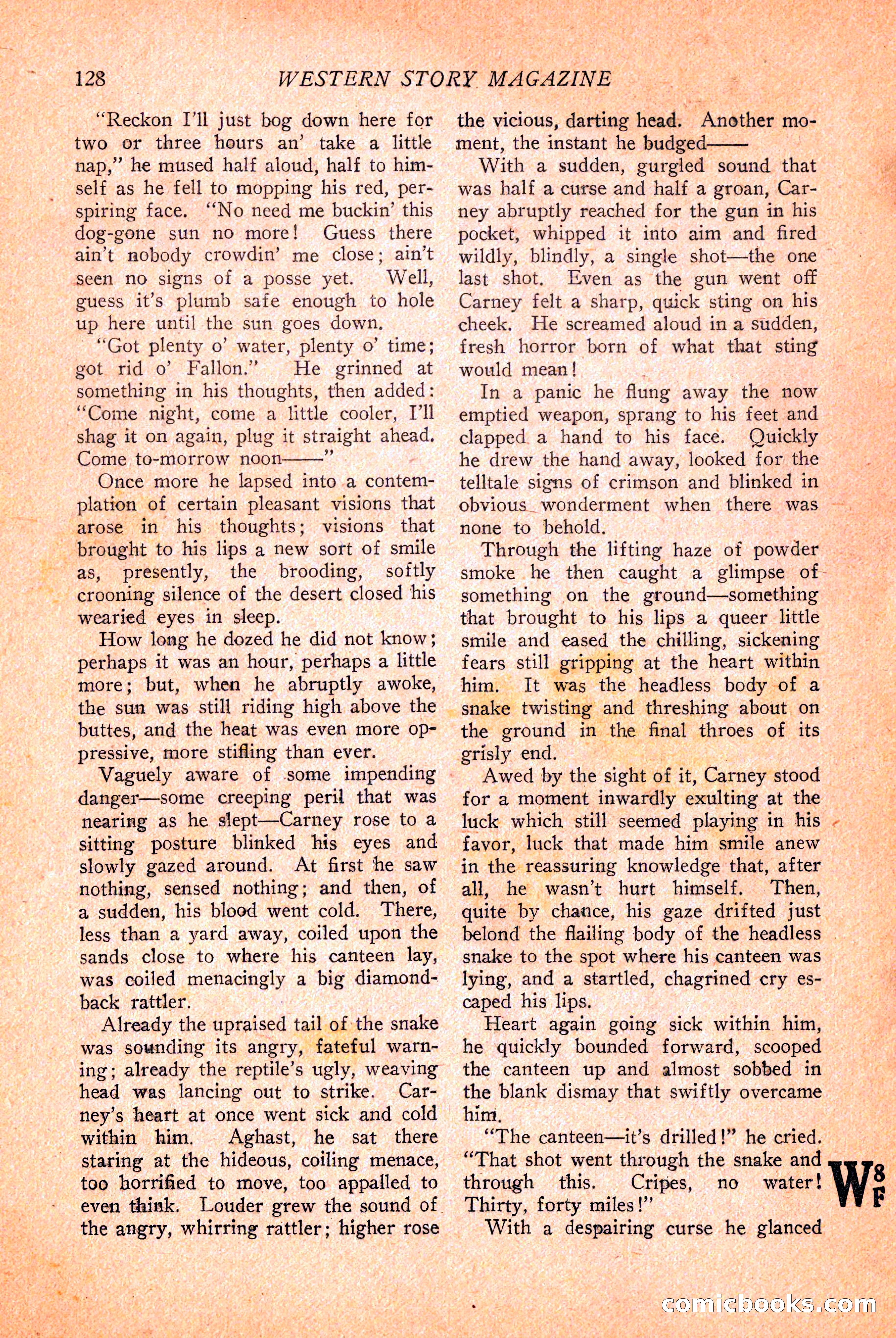 Western Story Magazine, March 12, 1927 — page 130 of 148