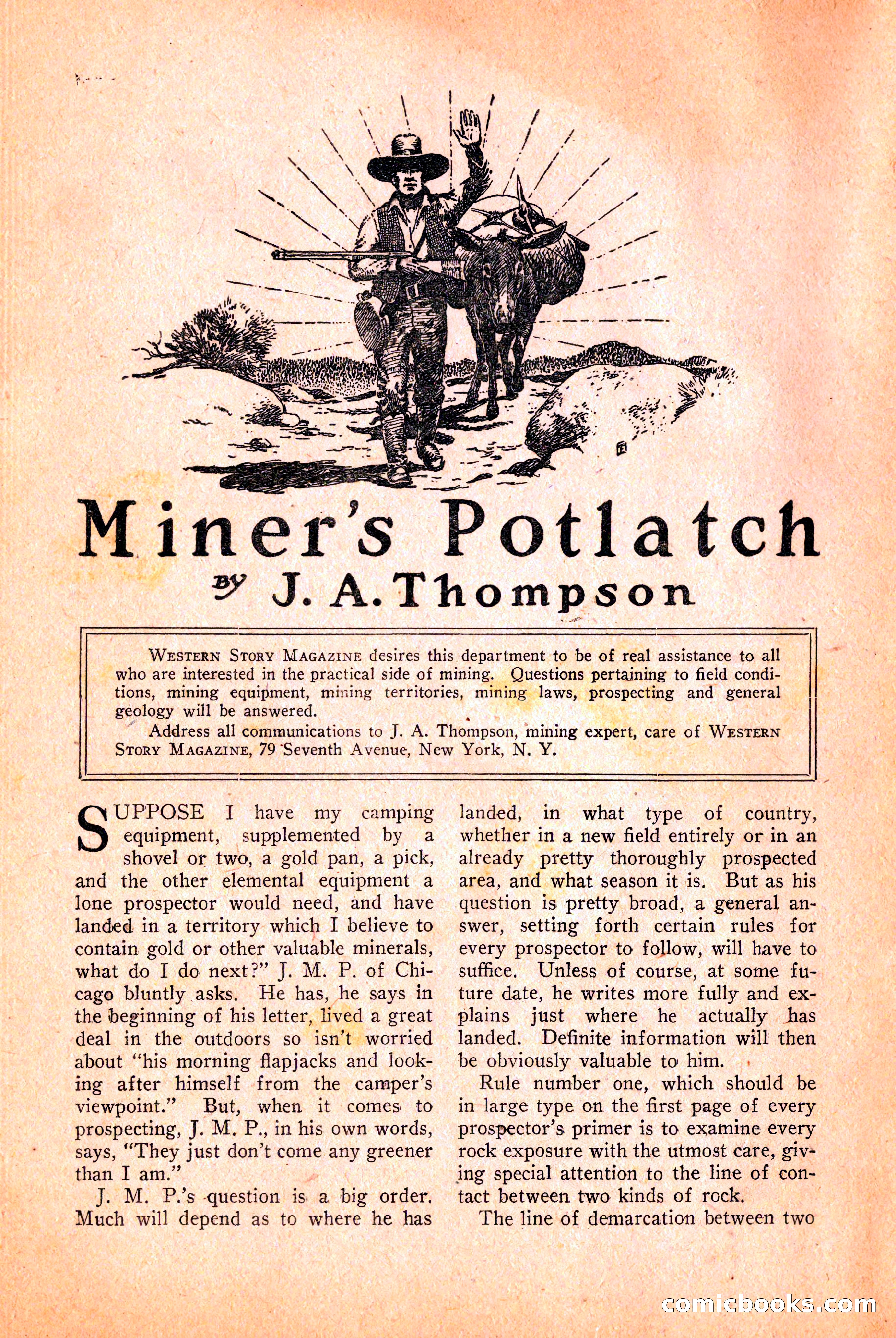 Western Story Magazine, March 12, 1927 — page 132 of 148