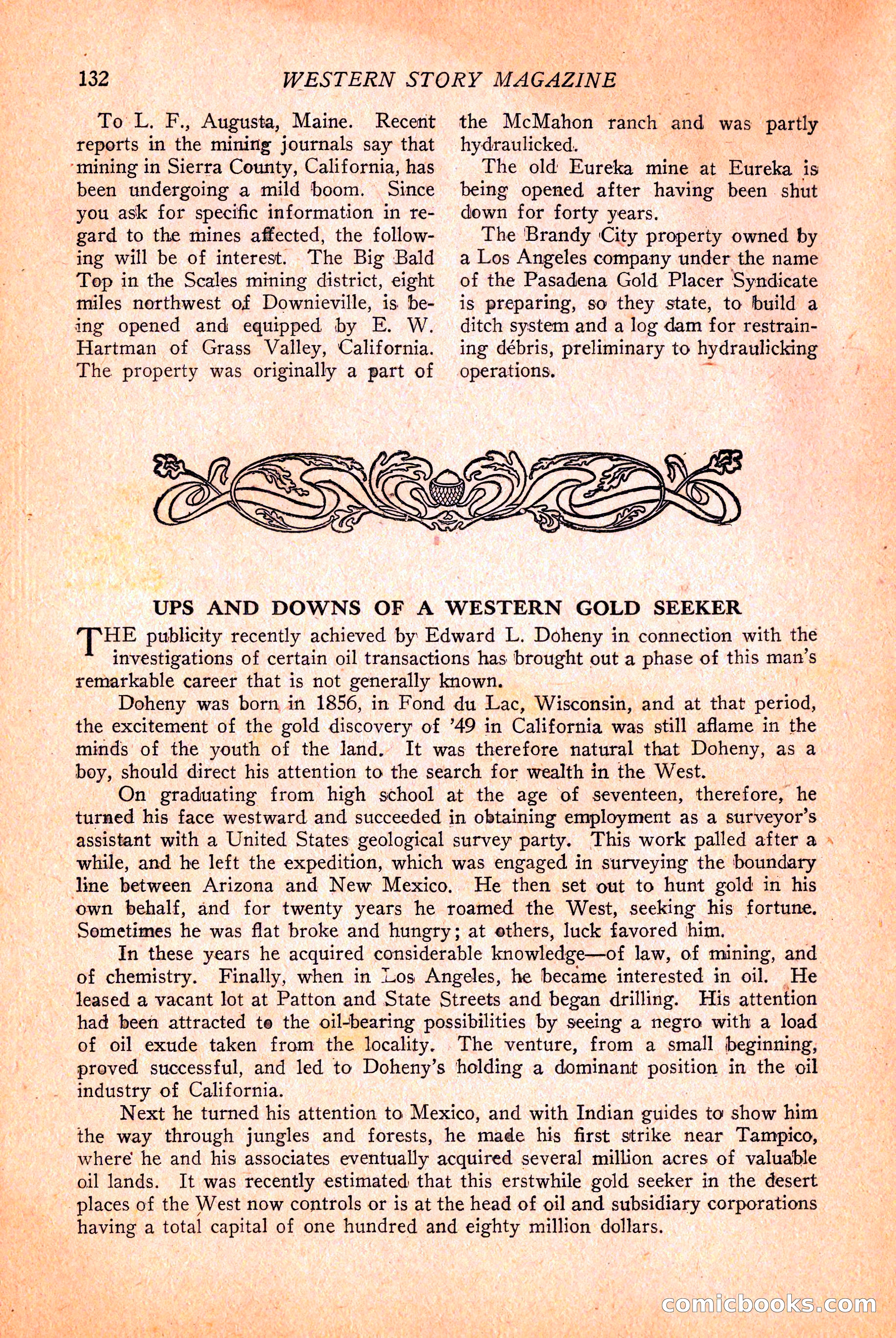 Western Story Magazine, March 12, 1927 — page 134 of 148