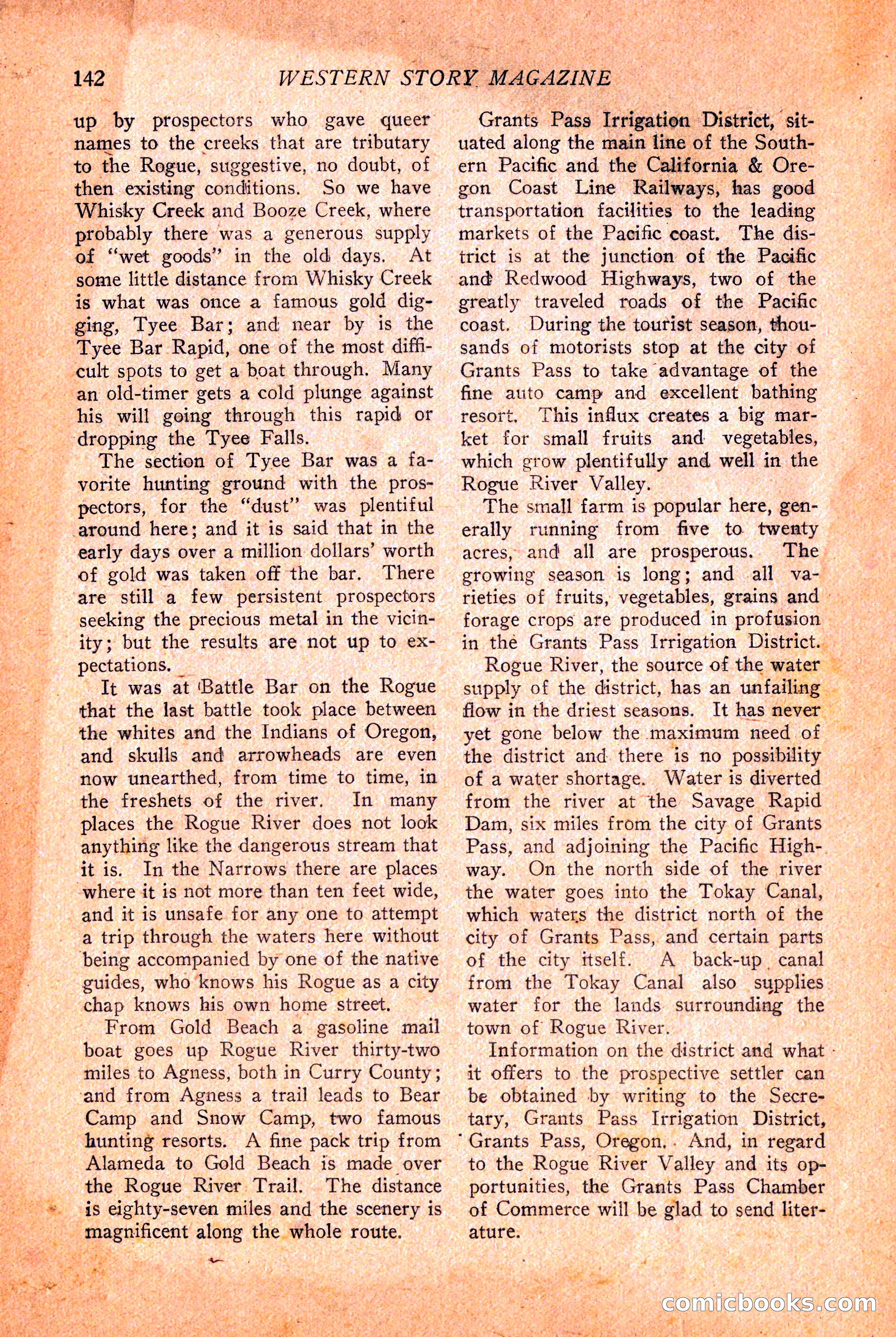 Western Story Magazine, March 12, 1927 — page 144 of 148