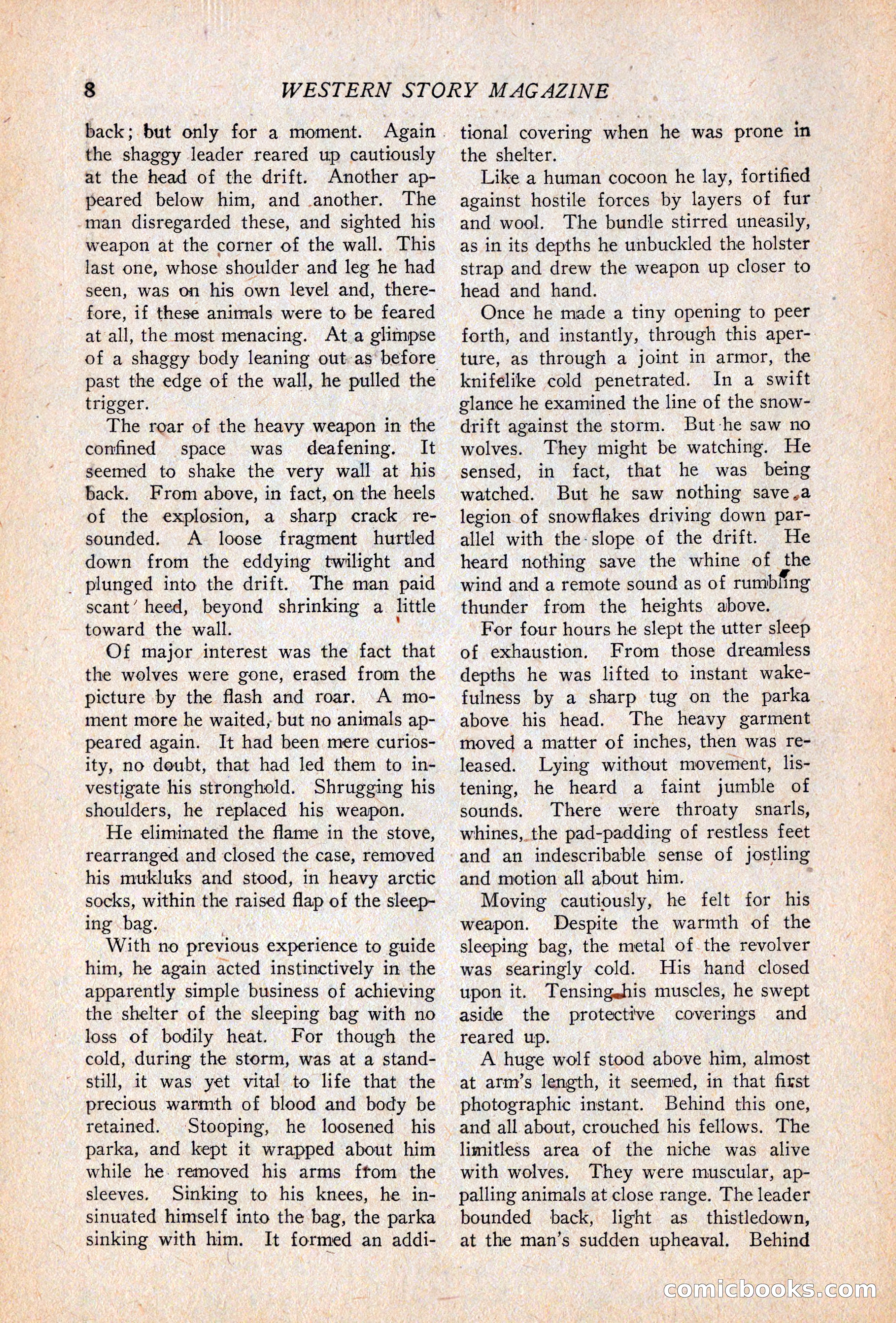Western Story Magazine, April 14, 1928 — page 10 of 148