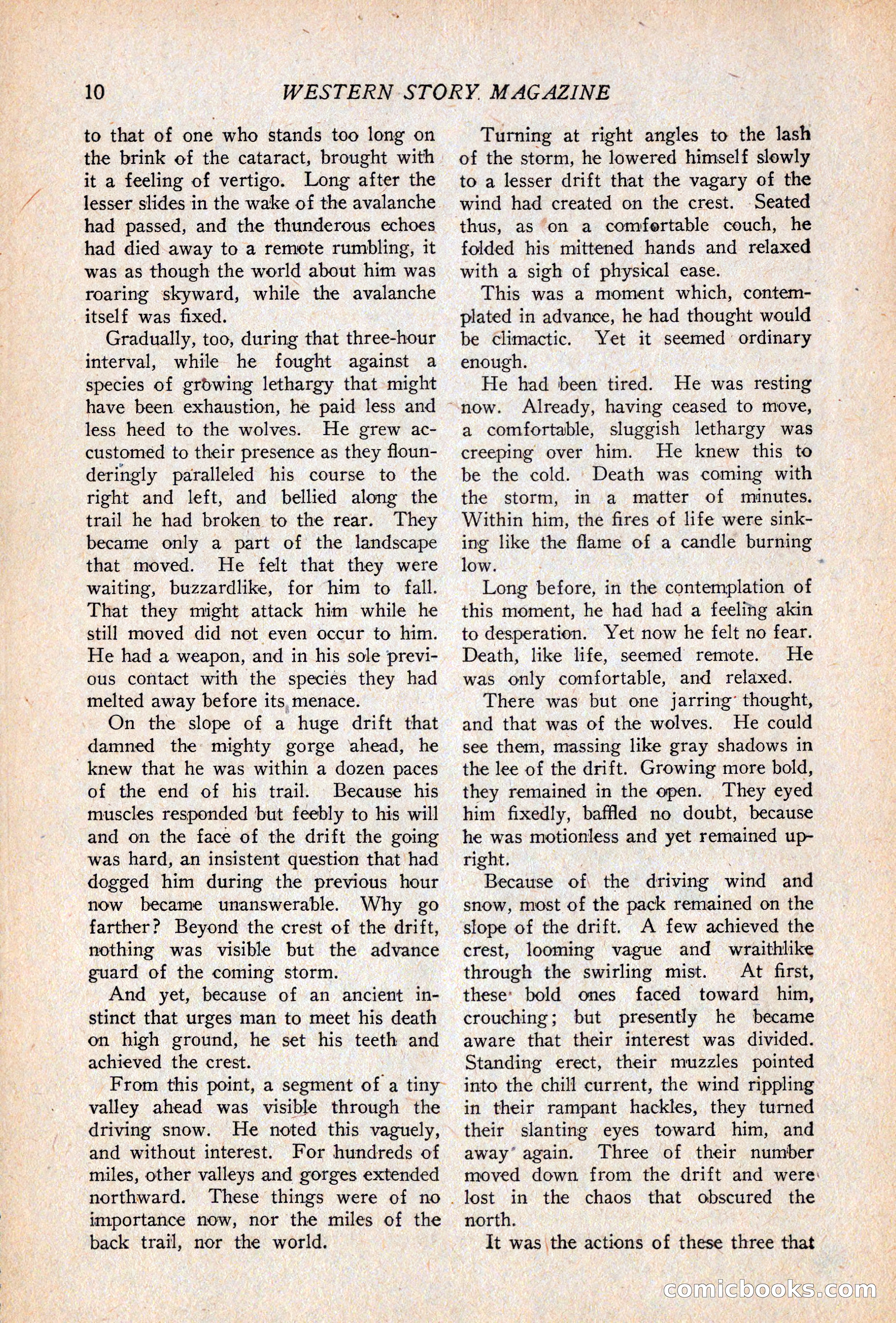 Western Story Magazine, April 14, 1928 — page 12 of 148