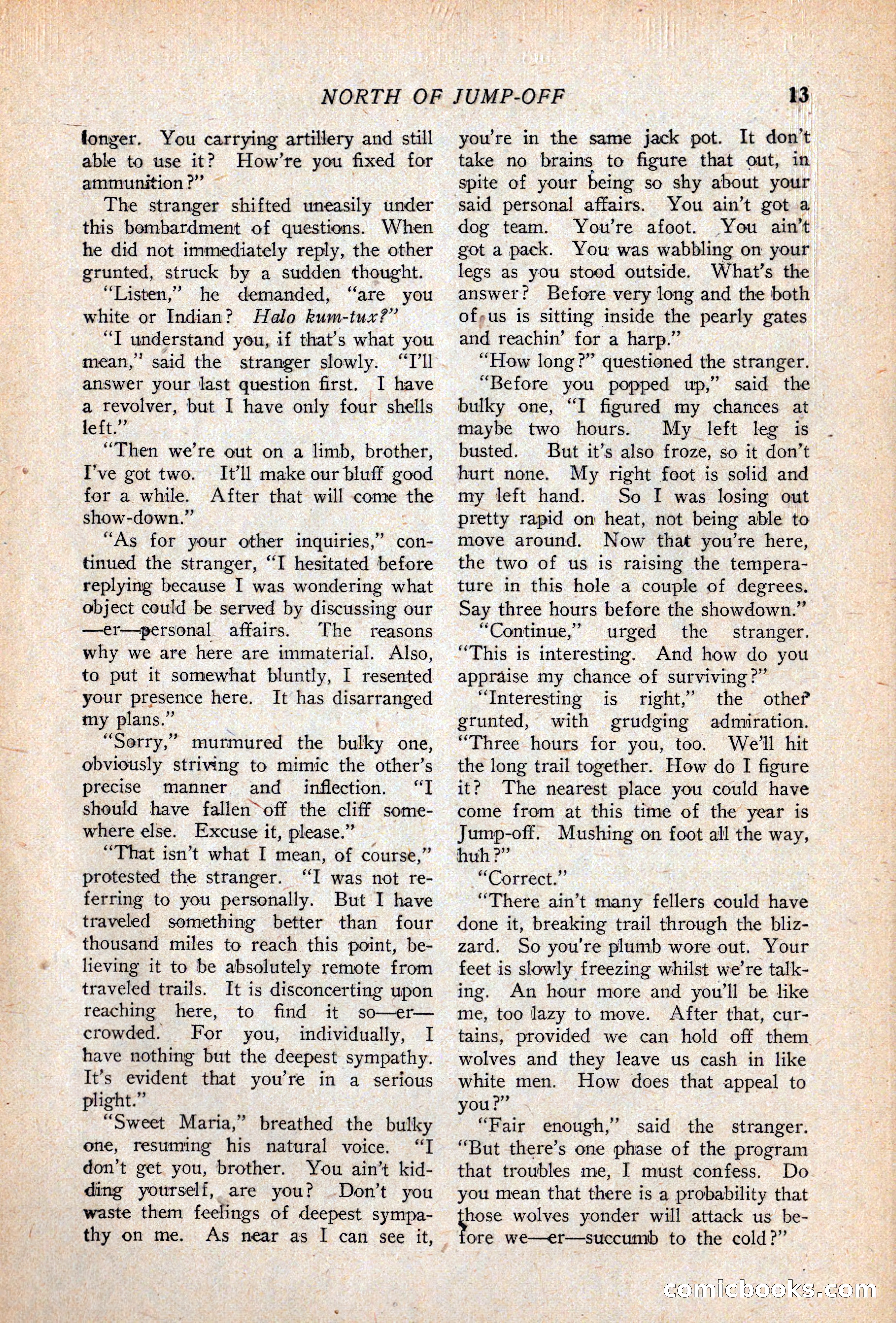 Western Story Magazine, April 14, 1928 — page 15 of 148