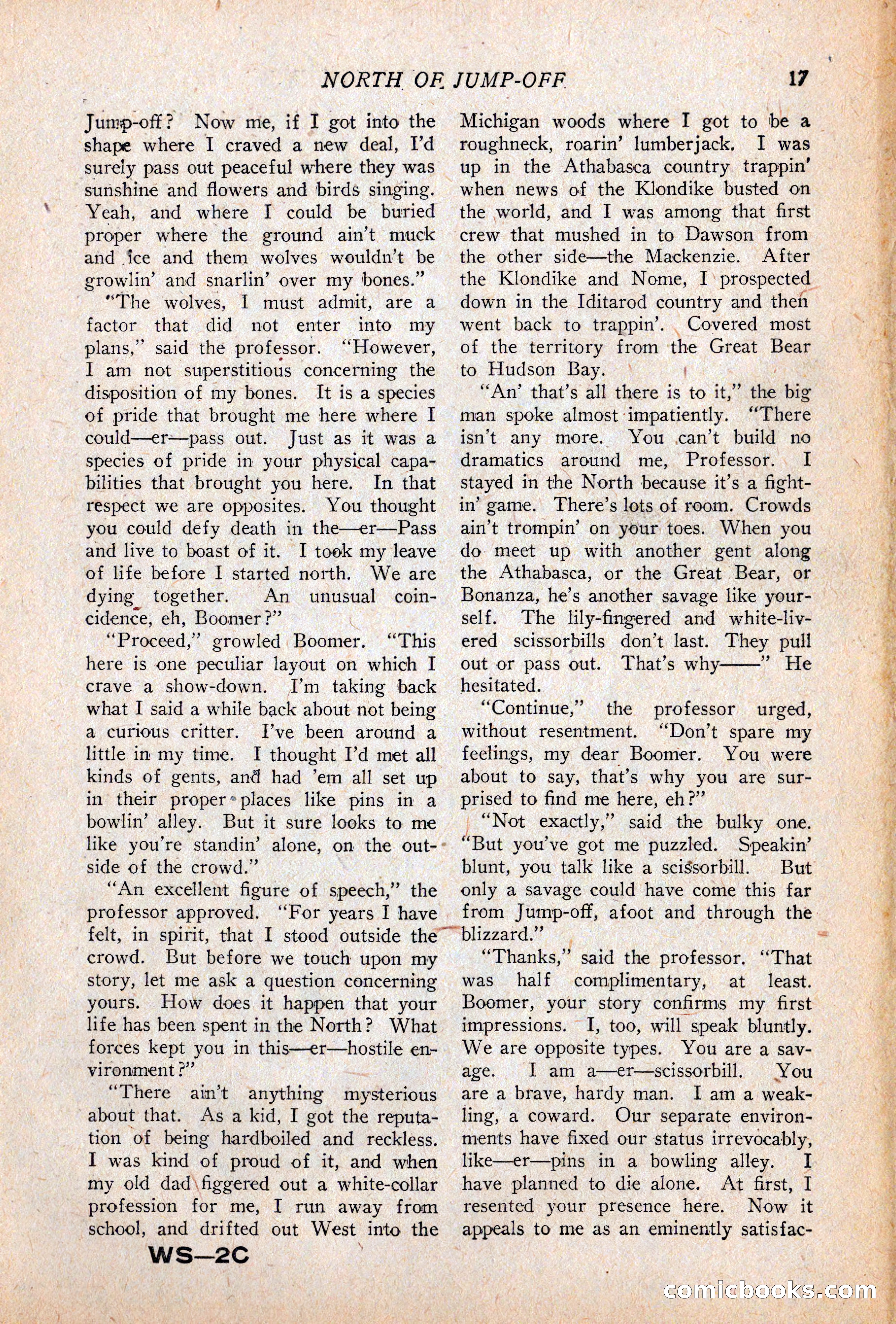 Western Story Magazine, April 14, 1928 — page 19 of 148