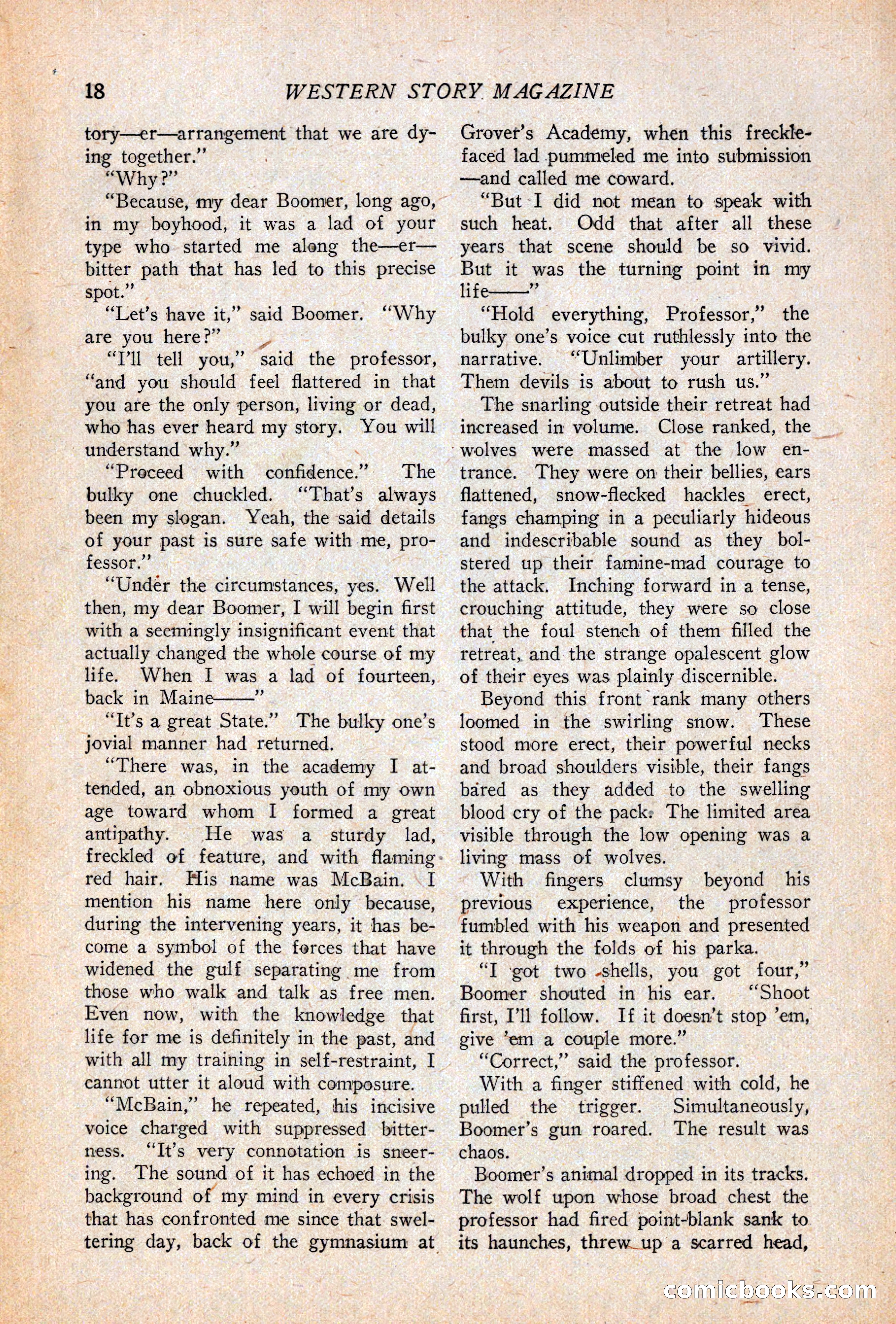 Western Story Magazine, April 14, 1928 — page 20 of 148