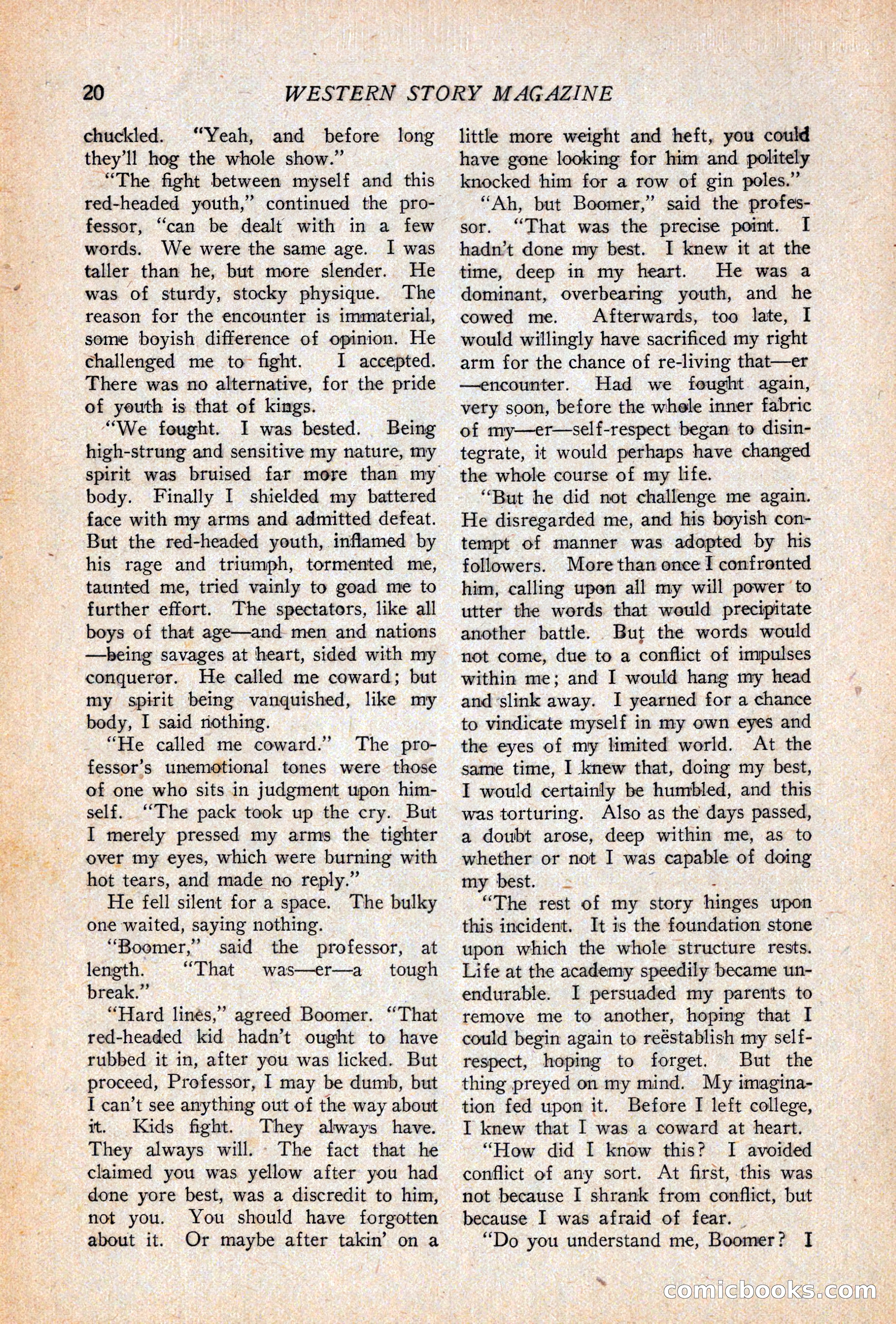Western Story Magazine, April 14, 1928 — page 22 of 148