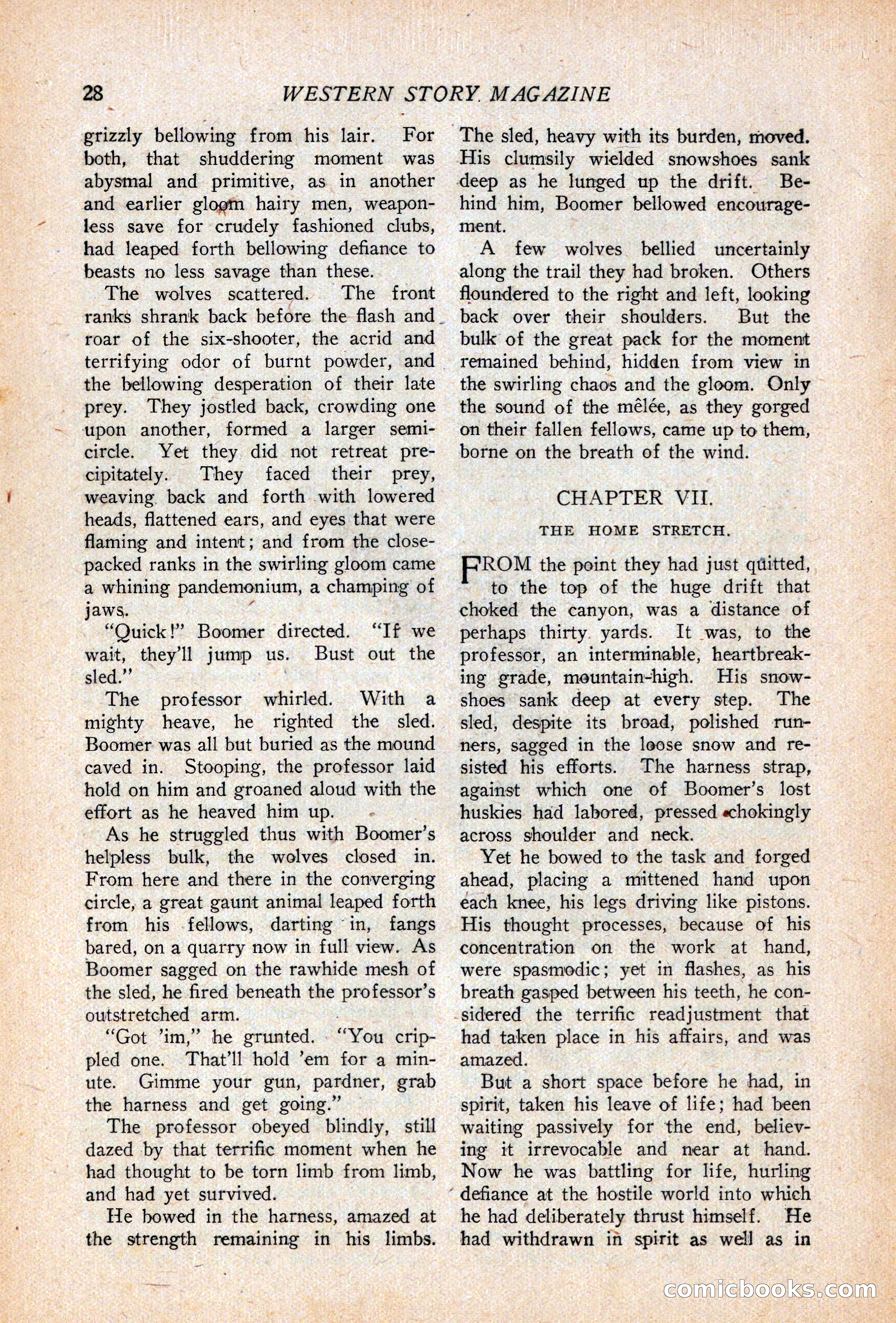 Western Story Magazine, April 14, 1928 — page 30 of 148