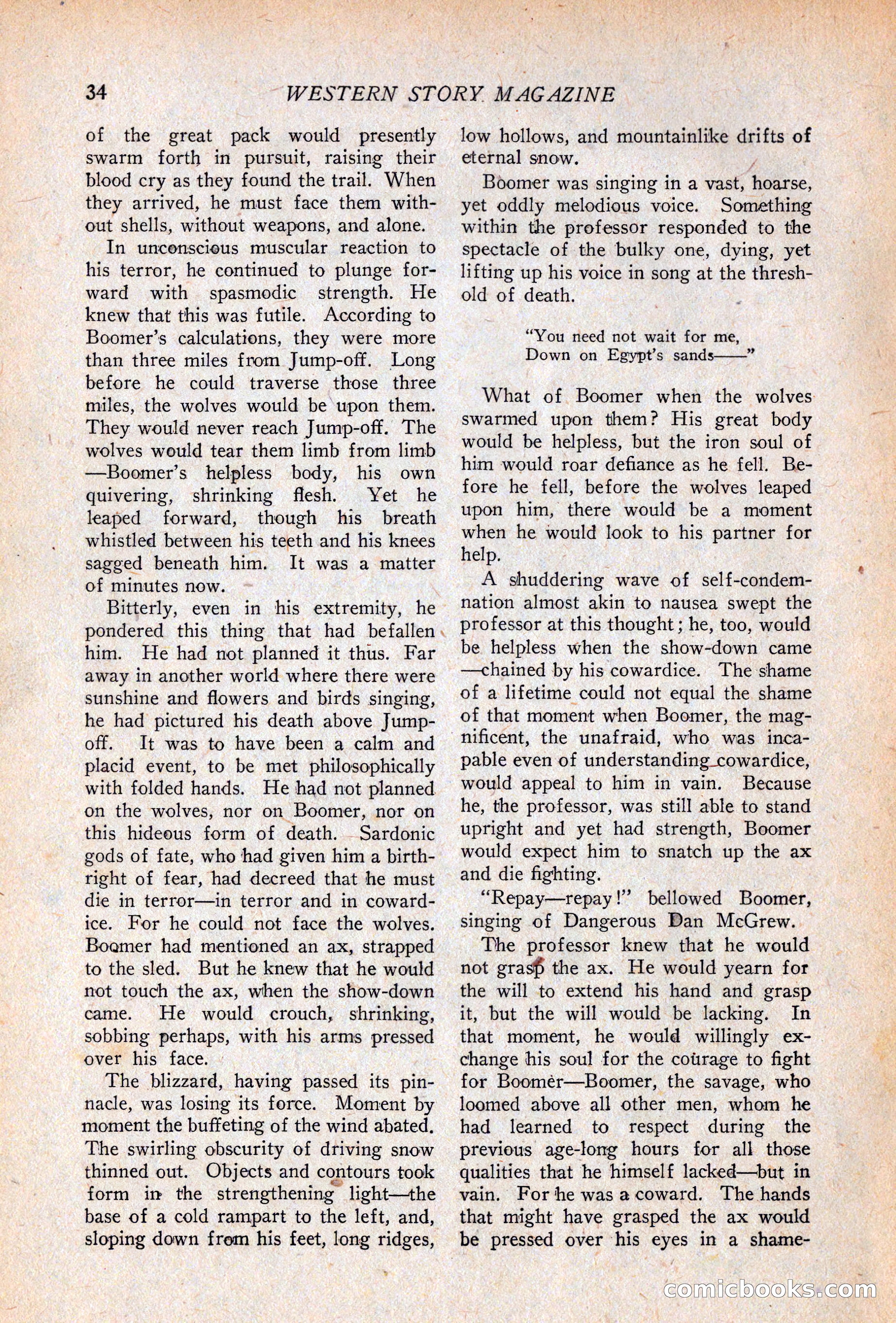 Western Story Magazine, April 14, 1928 — page 36 of 148