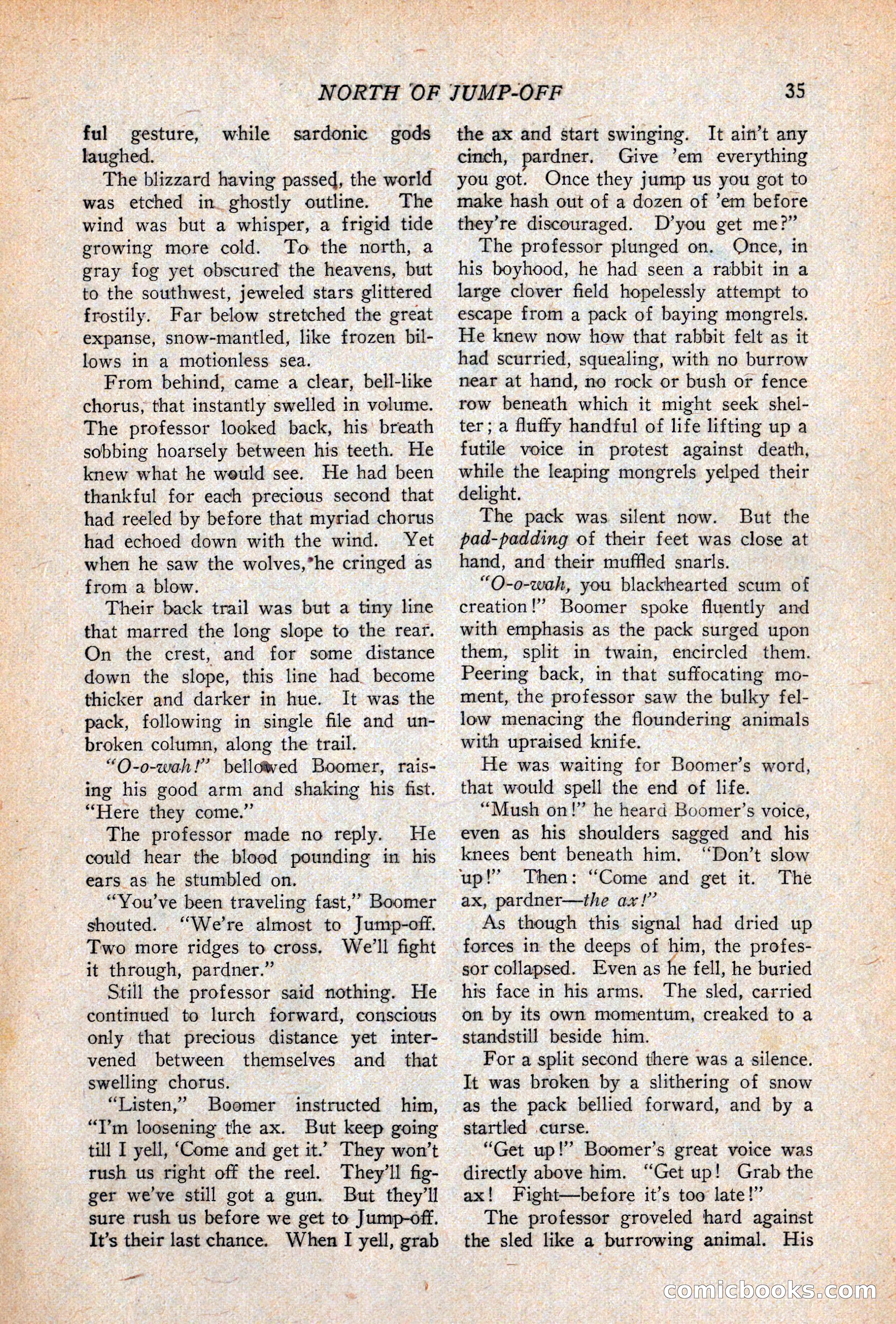 Western Story Magazine, April 14, 1928 — page 37 of 148
