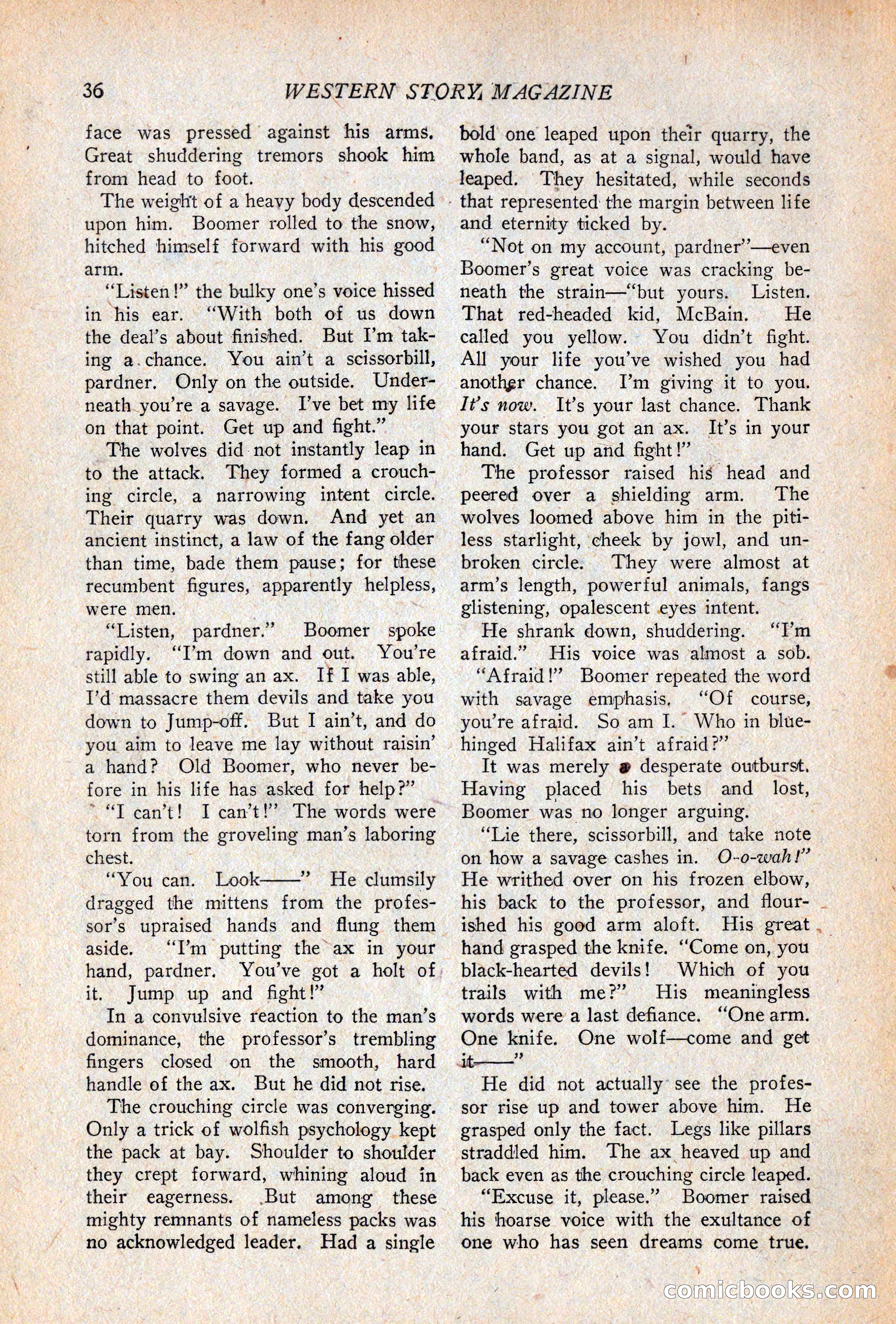 Western Story Magazine, April 14, 1928 — page 38 of 148