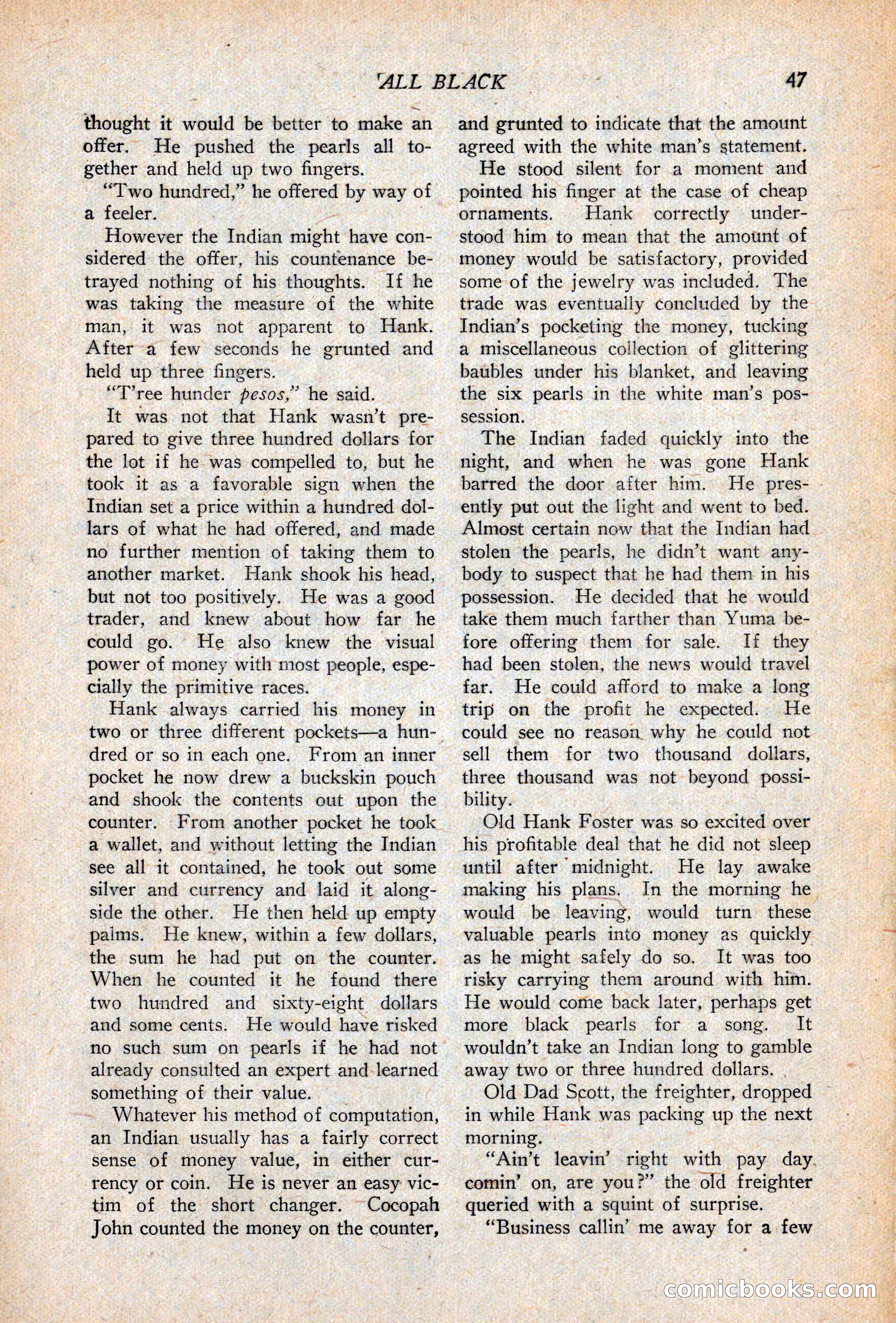 Western Story Magazine, April 14, 1928 — page 49 of 148
