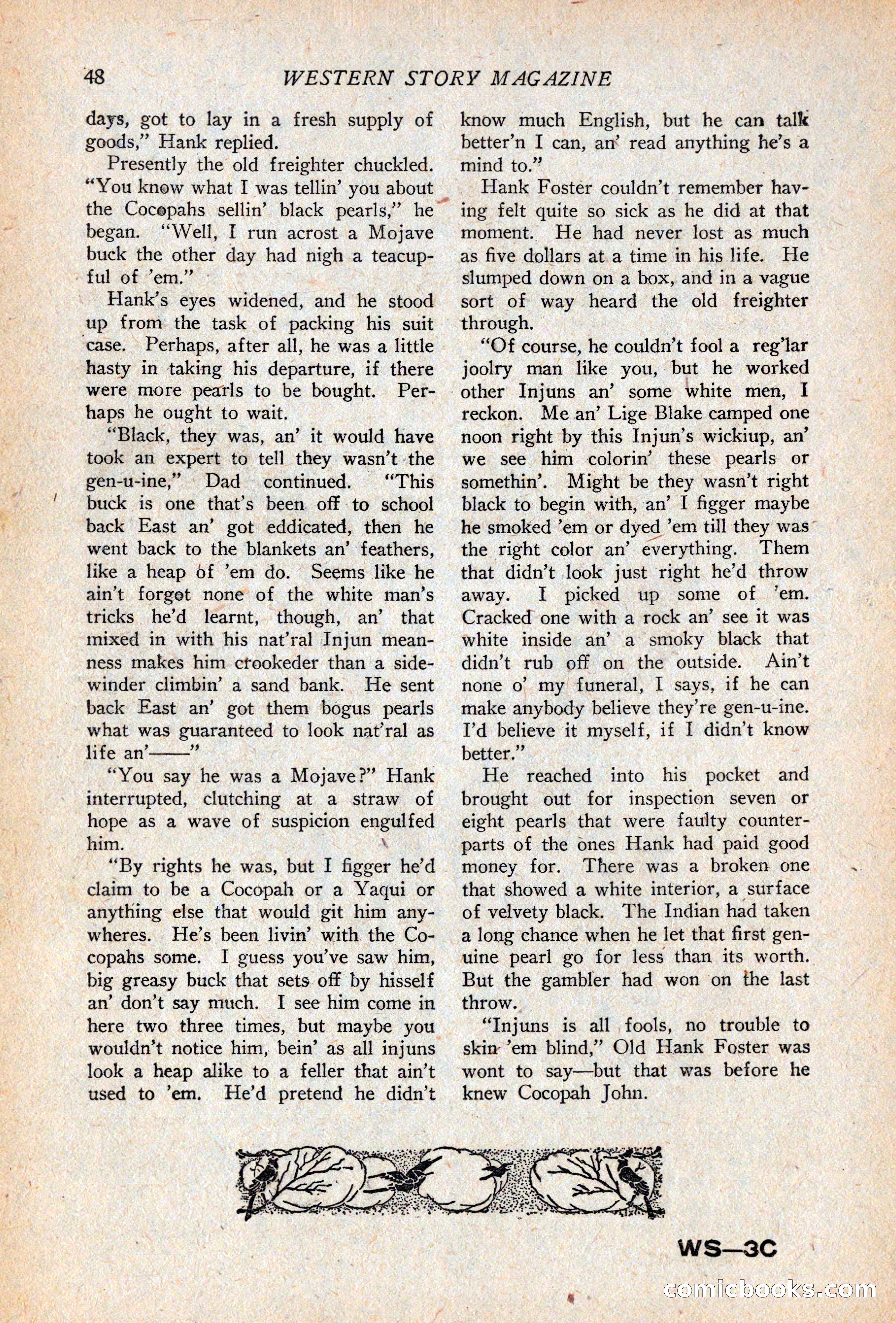 Western Story Magazine, April 14, 1928 — page 50 of 148