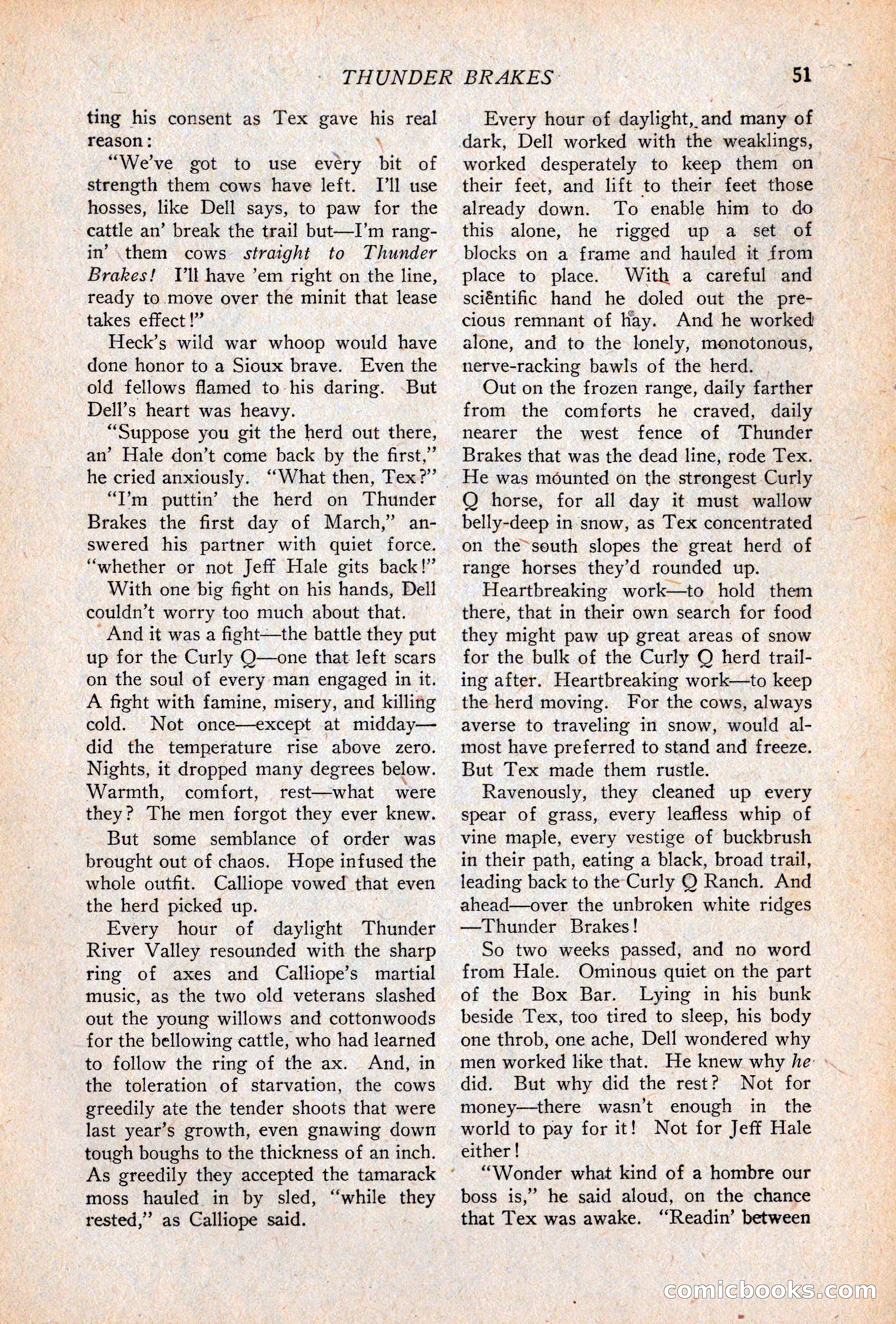 Western Story Magazine, April 14, 1928 — page 53 of 148