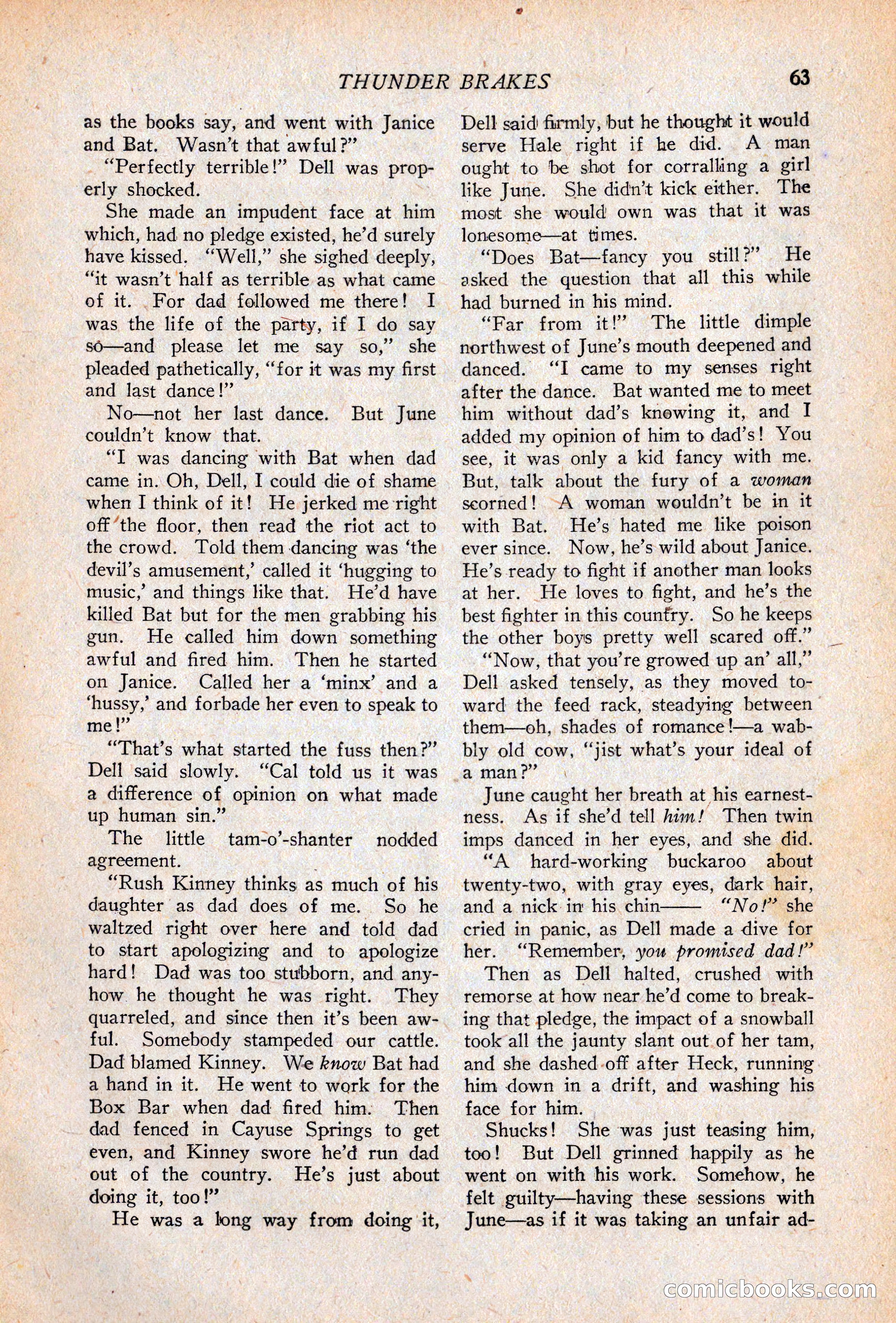 Western Story Magazine, April 14, 1928 — page 65 of 148