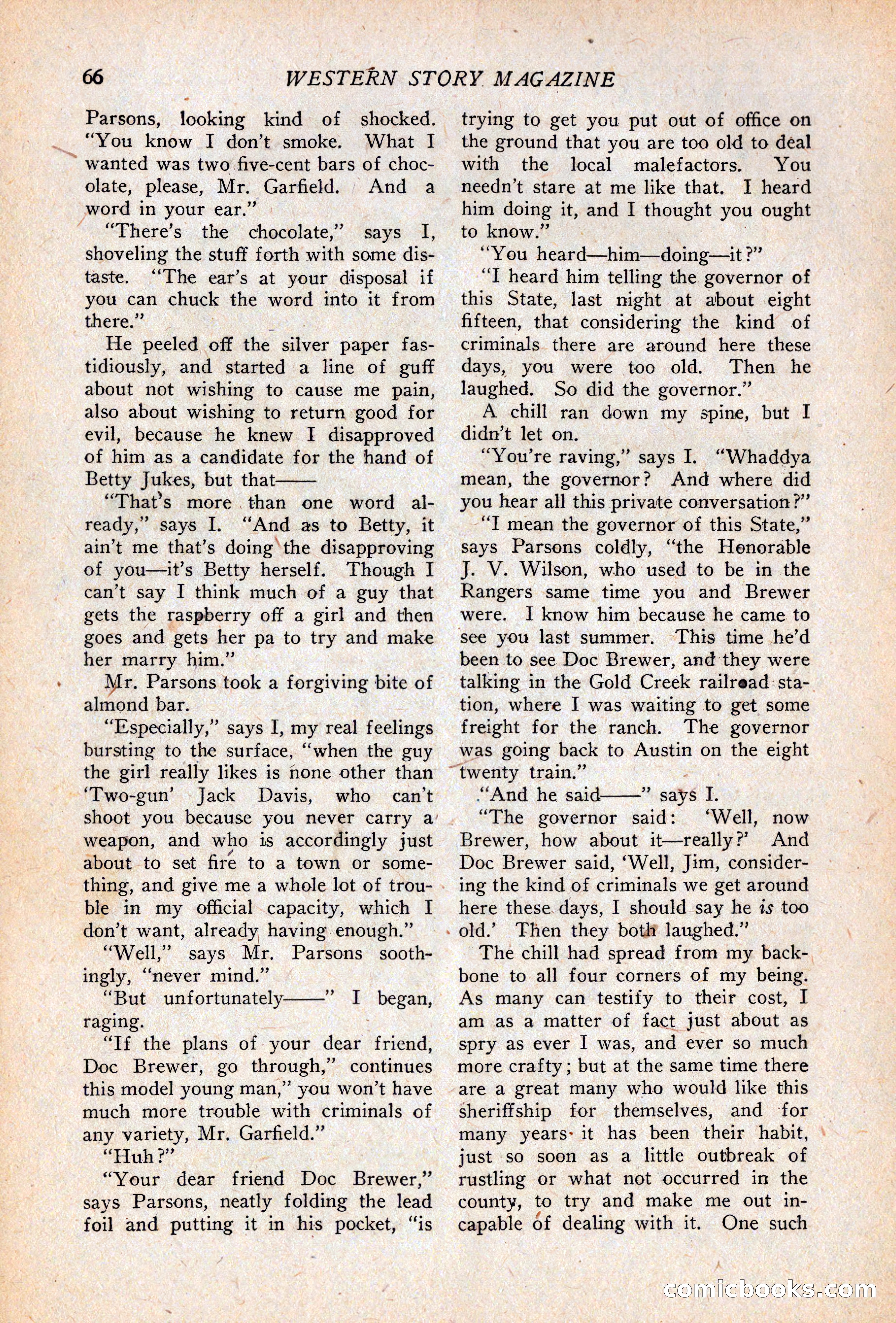 Western Story Magazine, April 14, 1928 — page 68 of 148