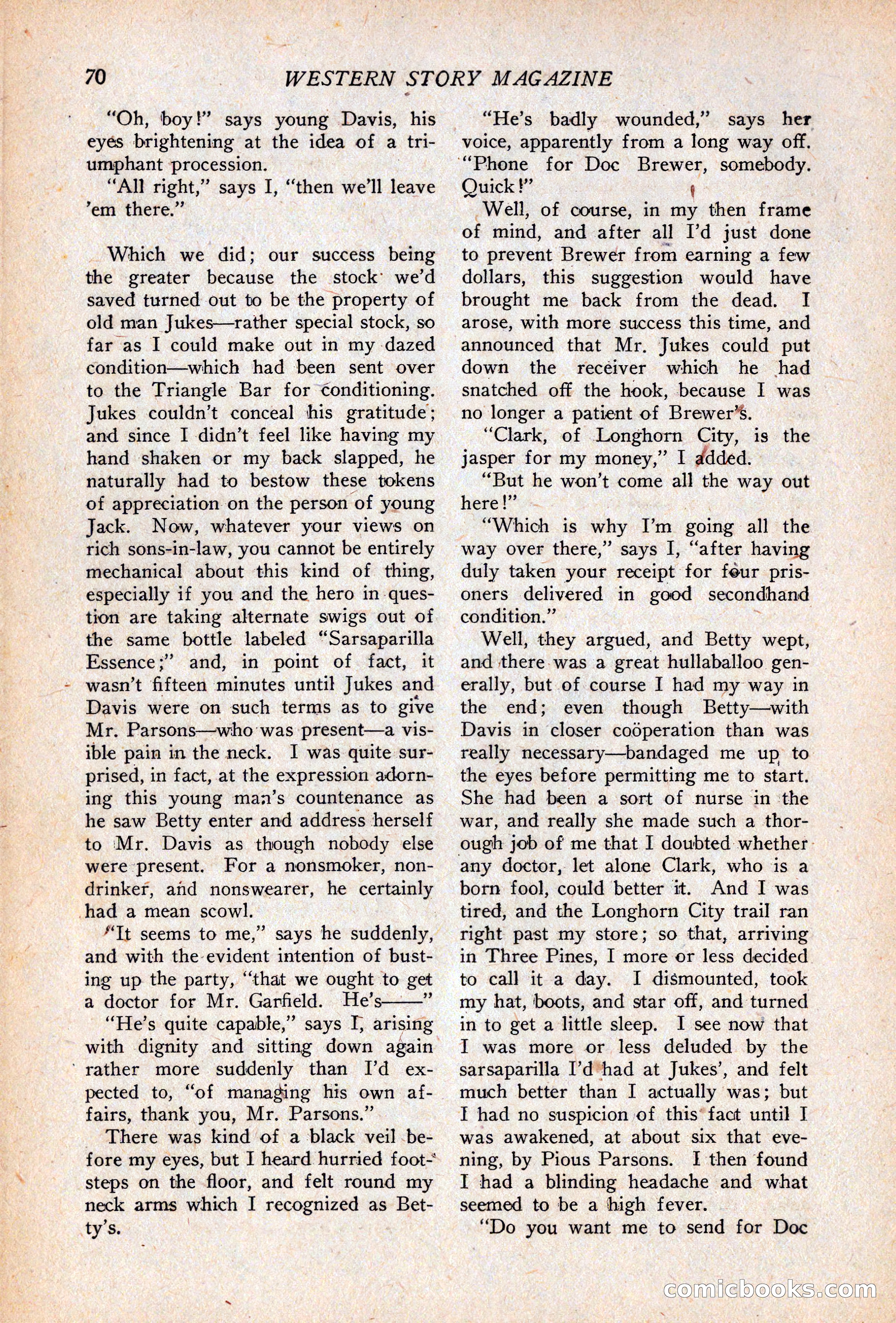 Western Story Magazine, April 14, 1928 — page 72 of 148