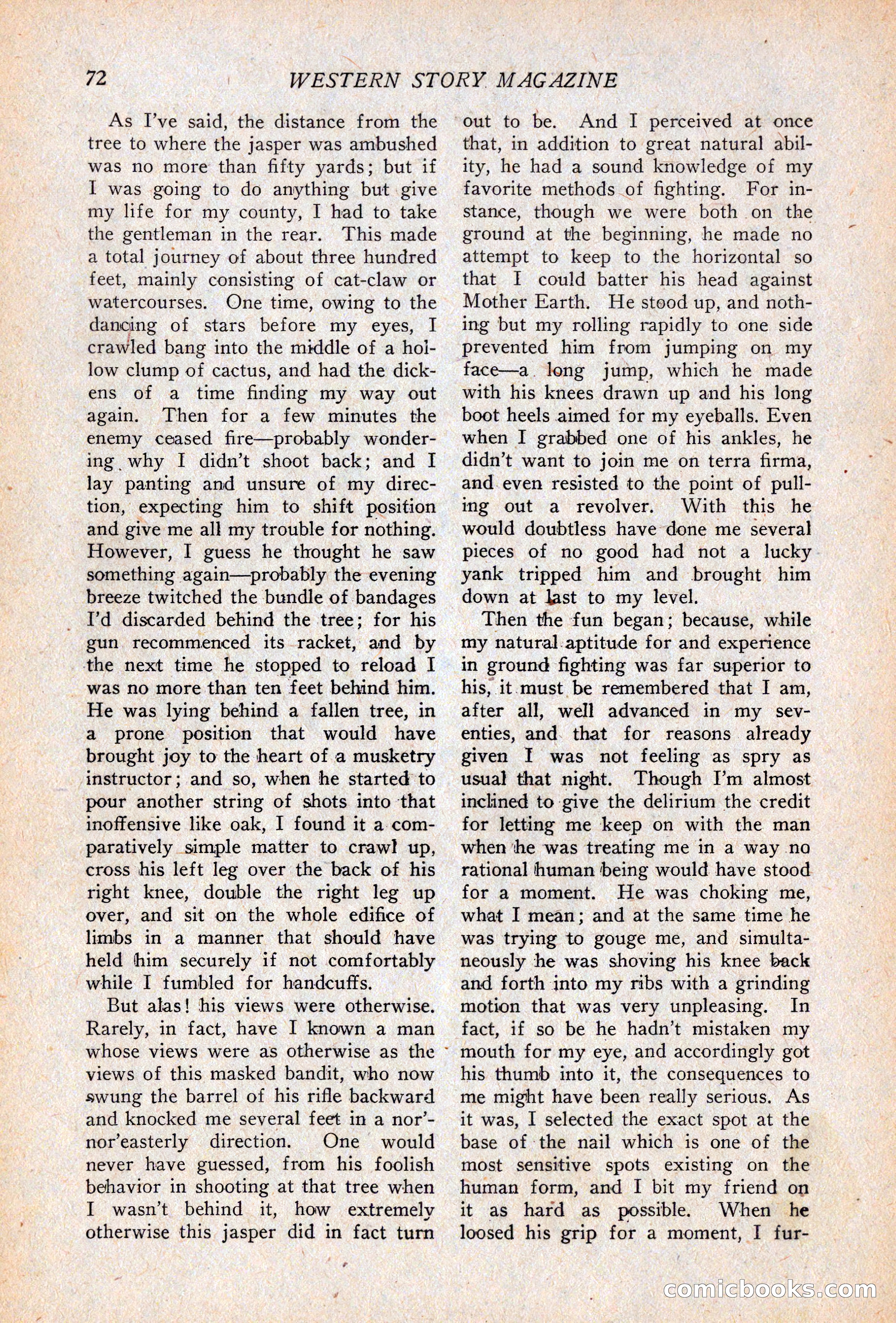 Western Story Magazine, April 14, 1928 — page 74 of 148