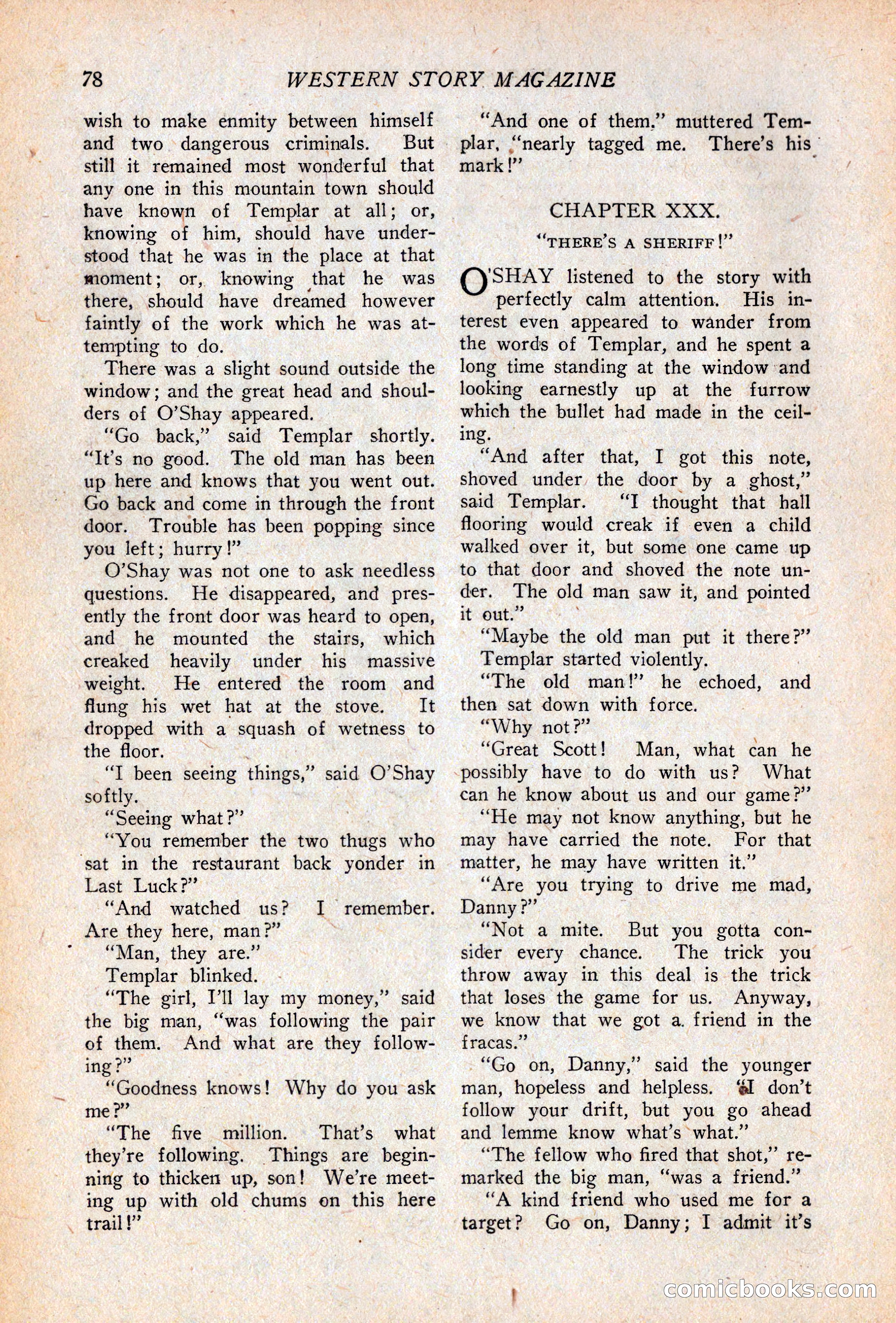 Western Story Magazine, April 14, 1928 — page 80 of 148