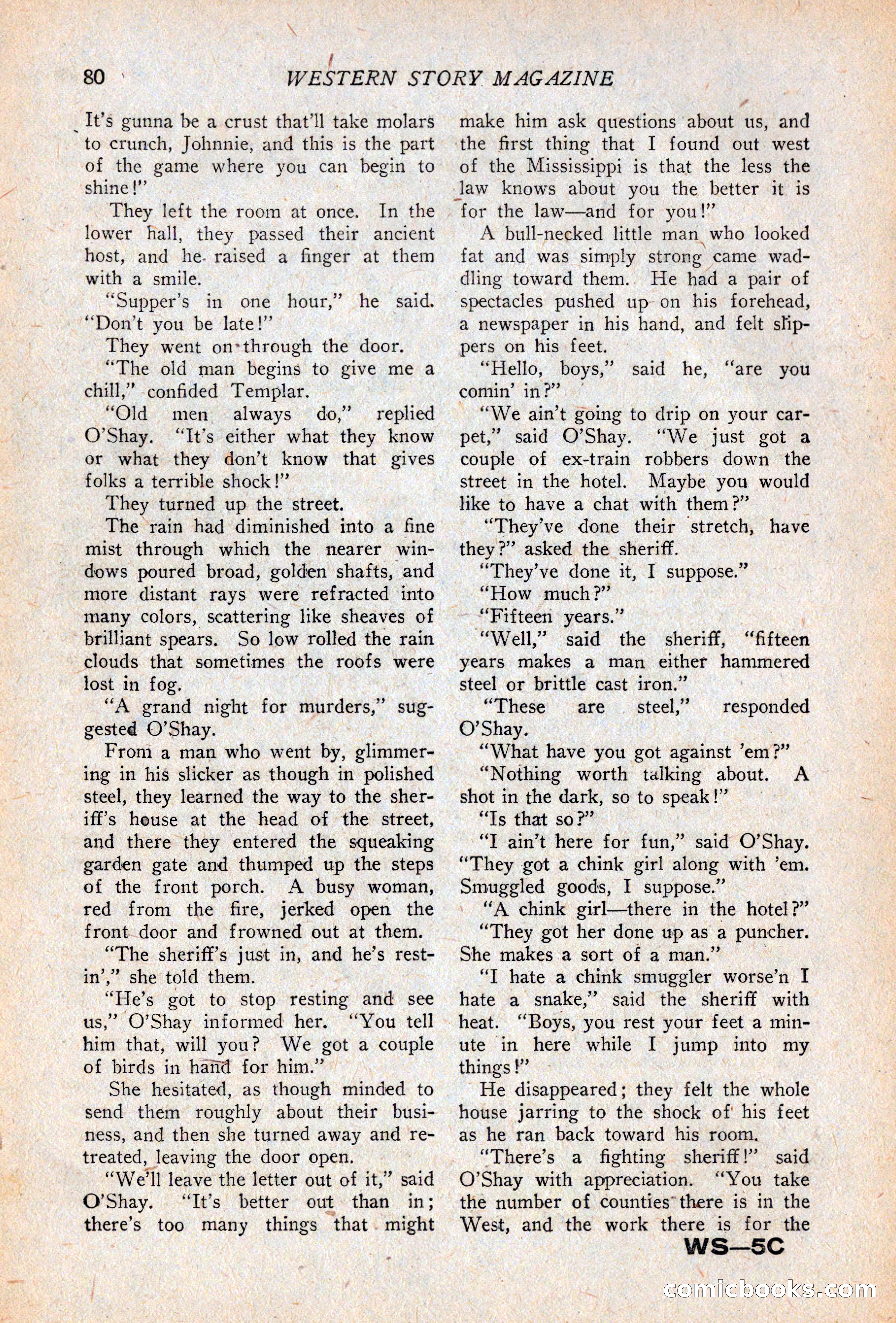 Western Story Magazine, April 14, 1928 — page 82 of 148