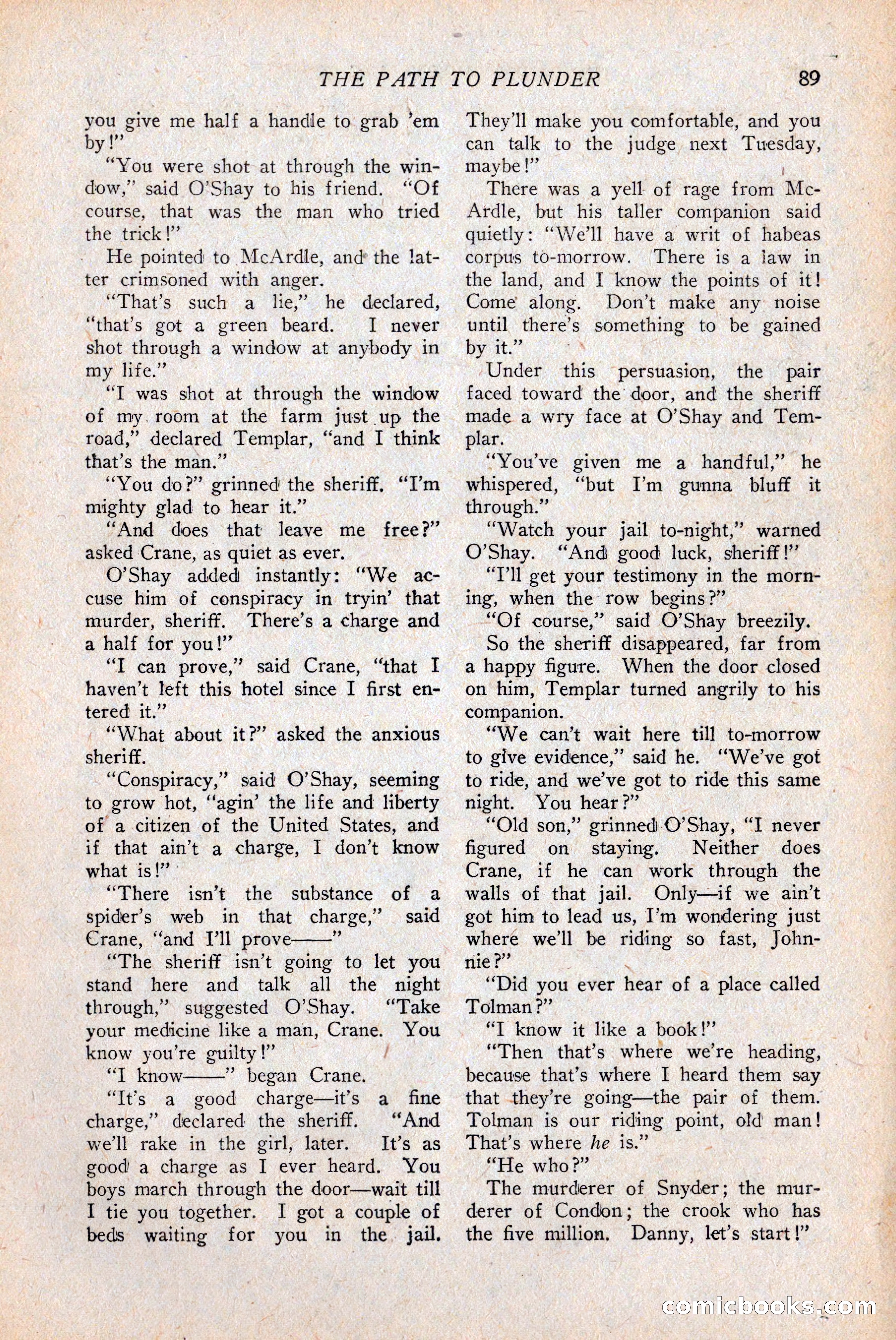 Western Story Magazine, April 14, 1928 — page 91 of 148