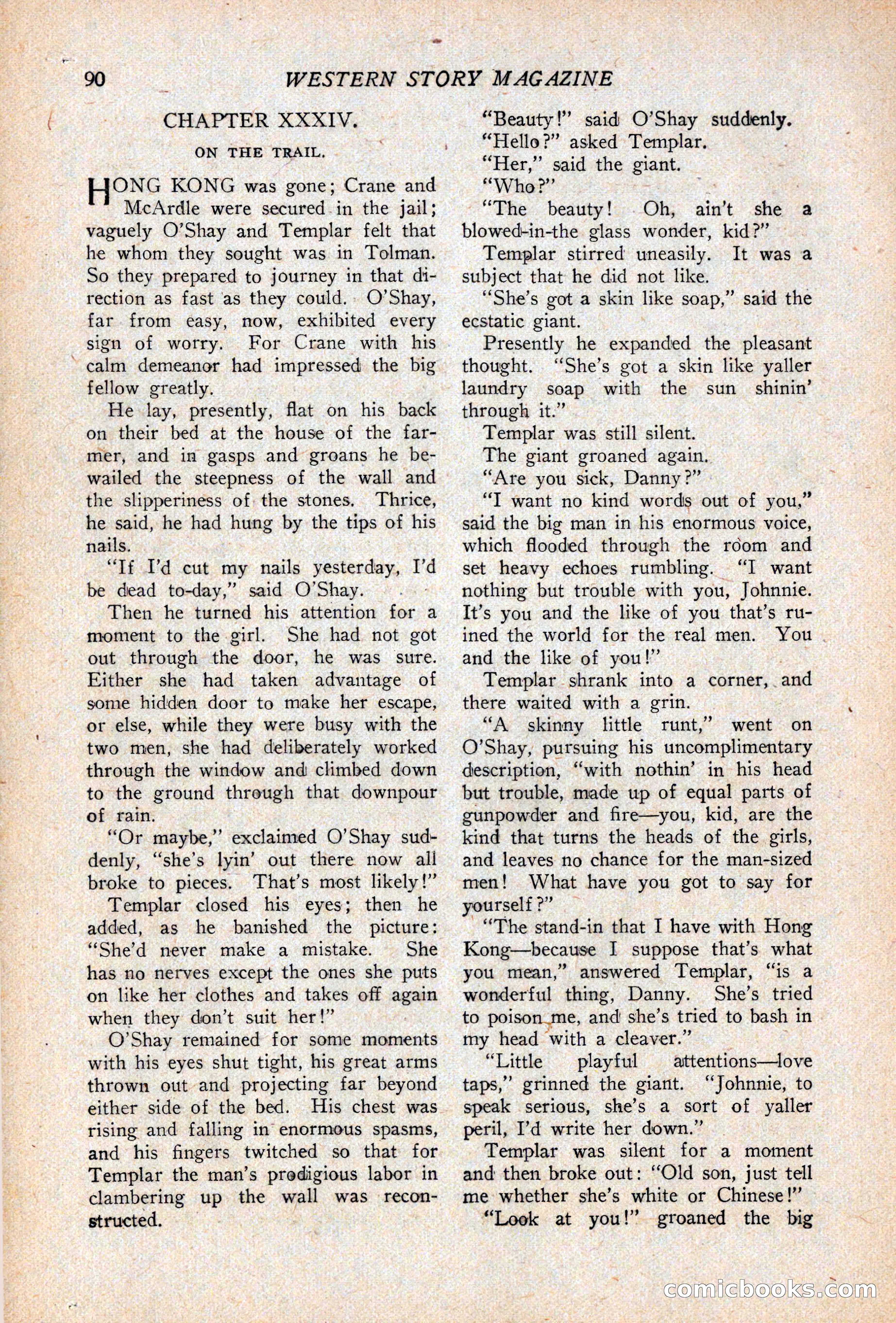 Western Story Magazine, April 14, 1928 — page 92 of 148