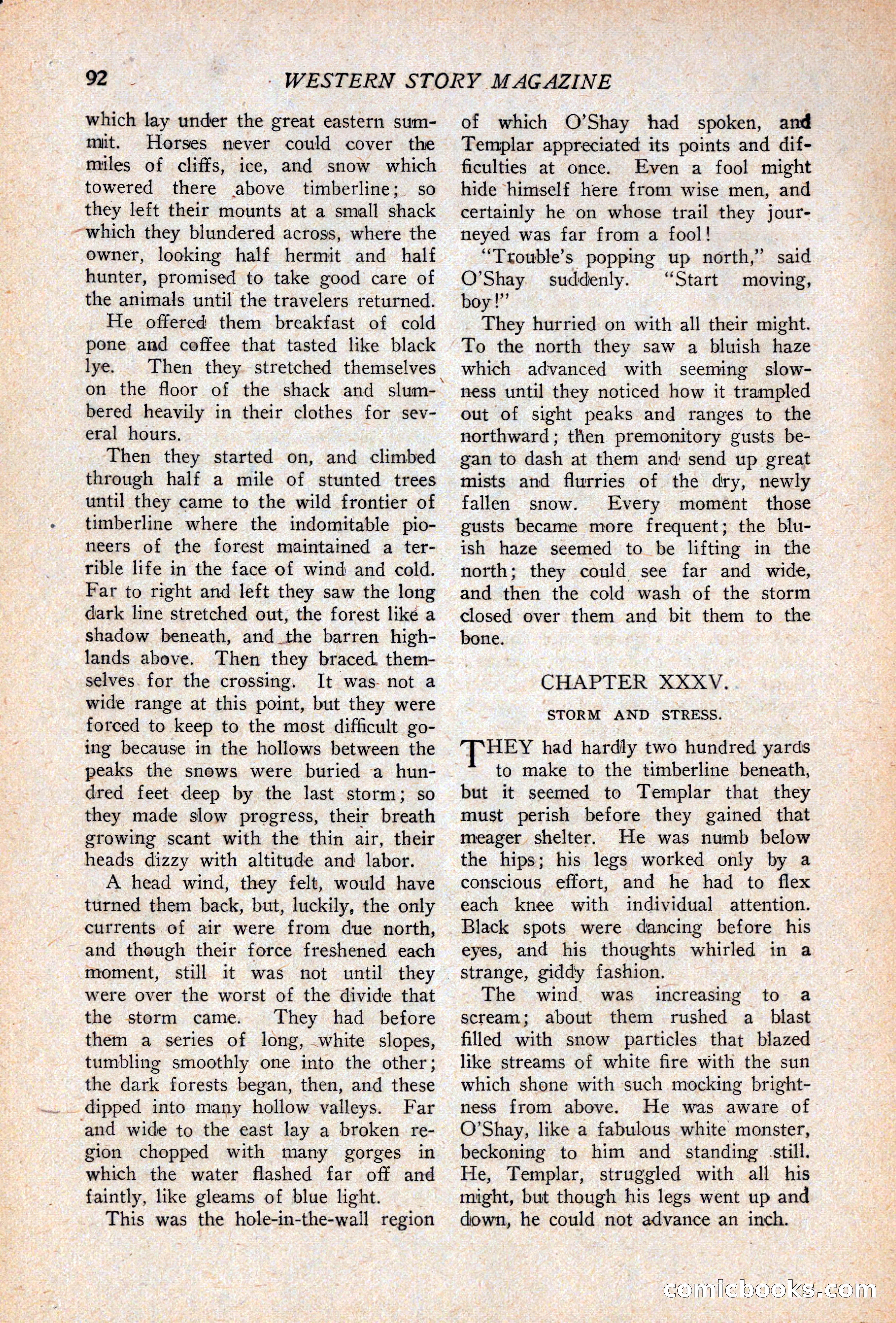 Western Story Magazine, April 14, 1928 — page 94 of 148